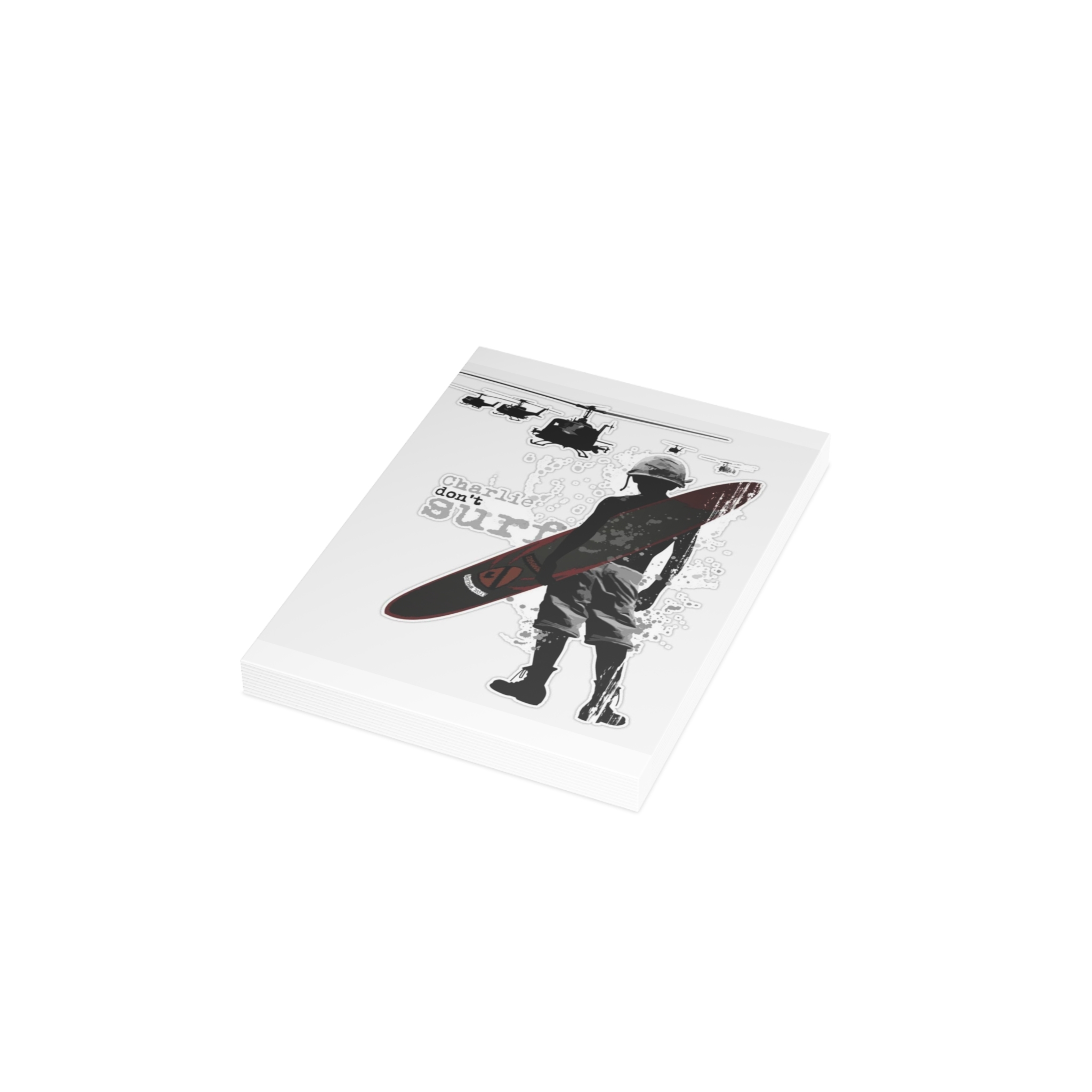 Charlie Don't Surf From Apocalypse Now Greeting Cards (1, 10, 30, and 50pcs) - Image 14