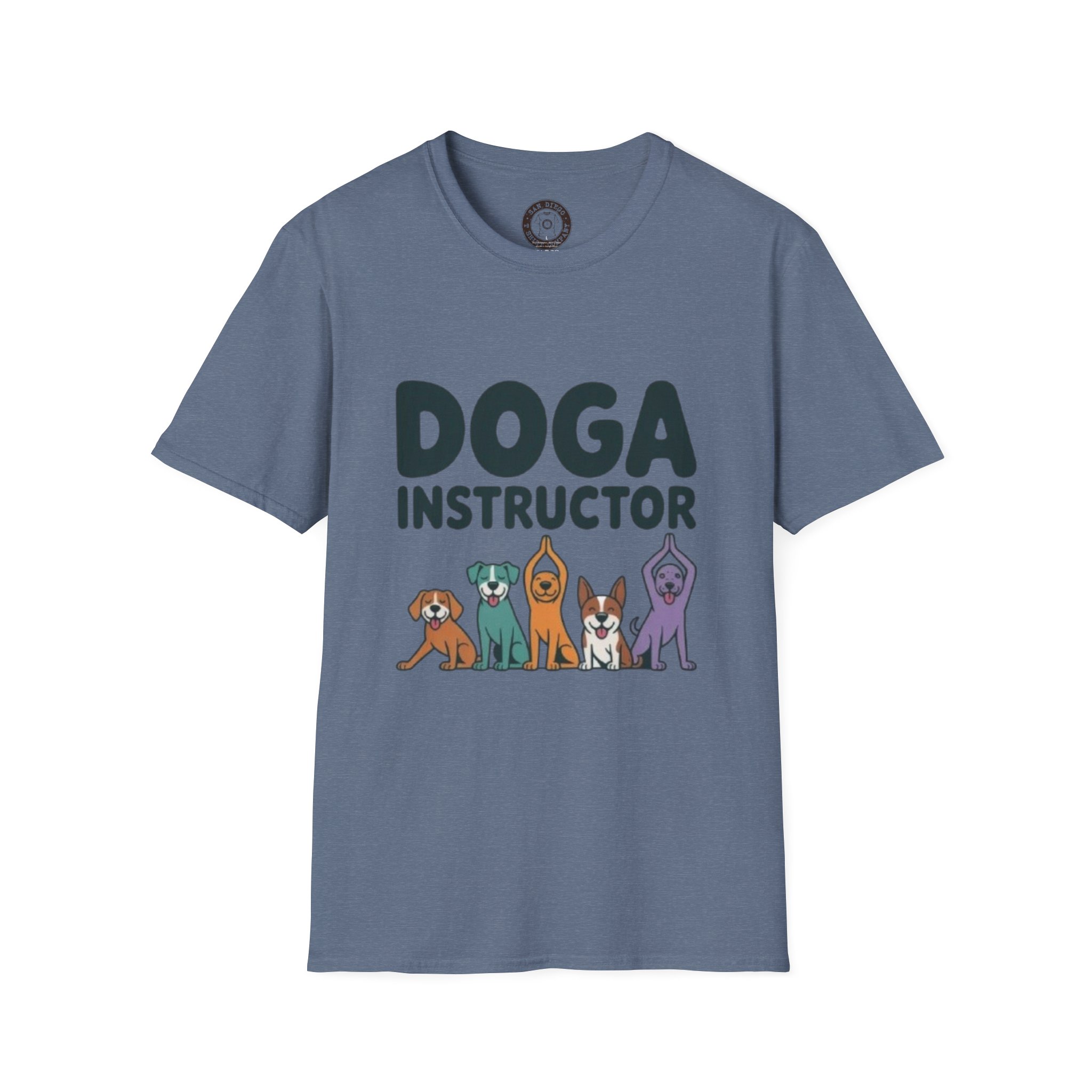 Funny Dog Instructor T-Shirt, Gift for Dog Lovers, Doga Yoga Shirt, Pet Owner Humor Tee, Casual Wear, Birthday Gift - Image 21