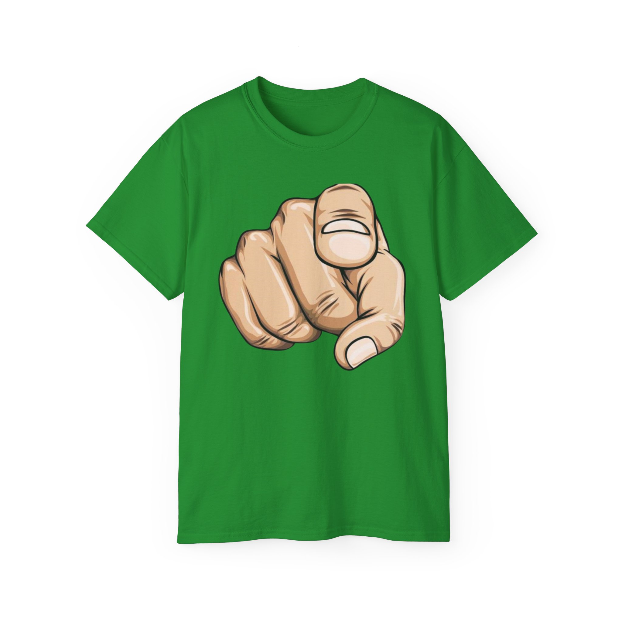 Pointing Finger Unisex Ultra Cotton Tee - Image 33