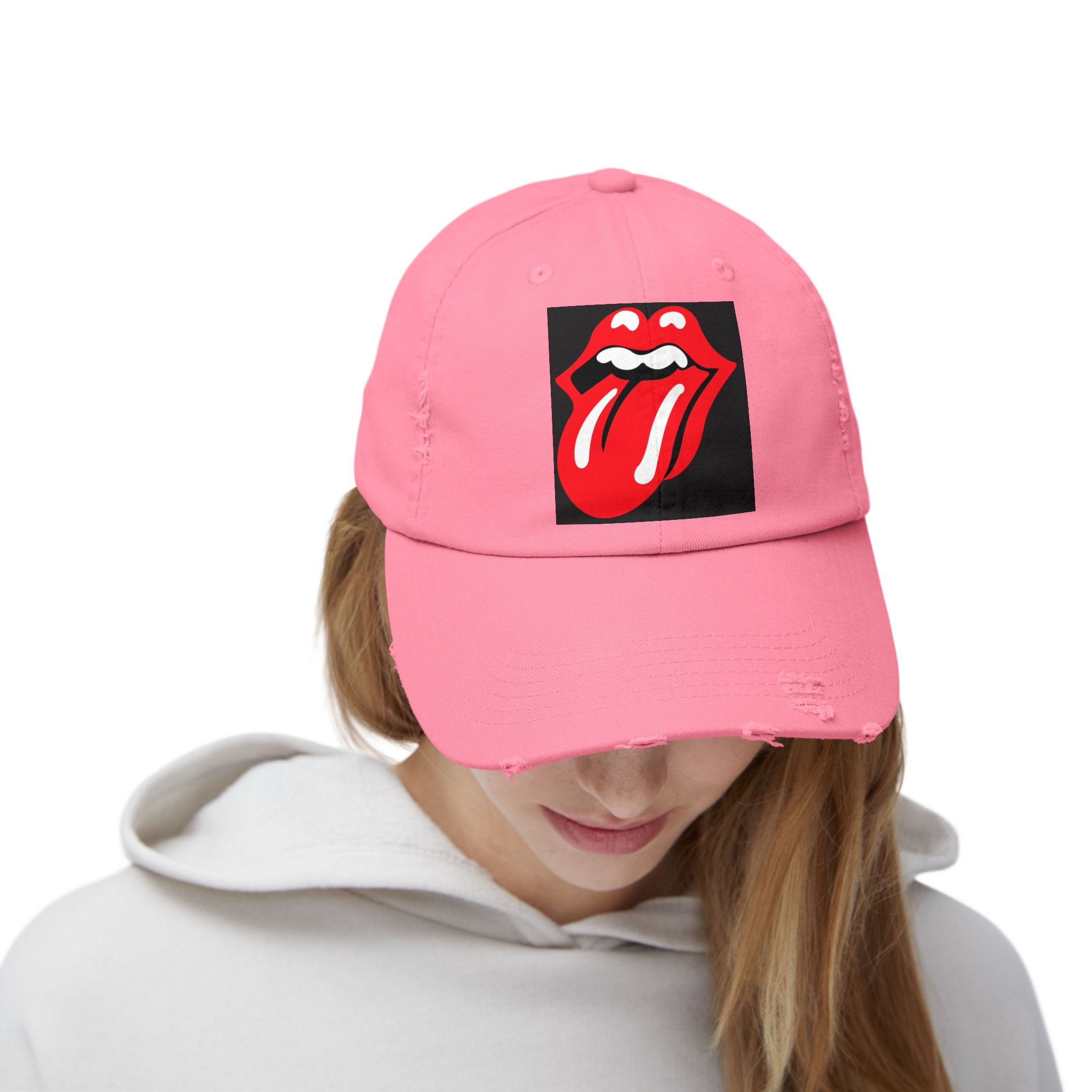 Retro Rolling Stones Distressed Cap, Vintage Cap, Rock Music Merch, Casual Hat, Gift for Music Lovers, Distressed Baseball Cap - Image 28