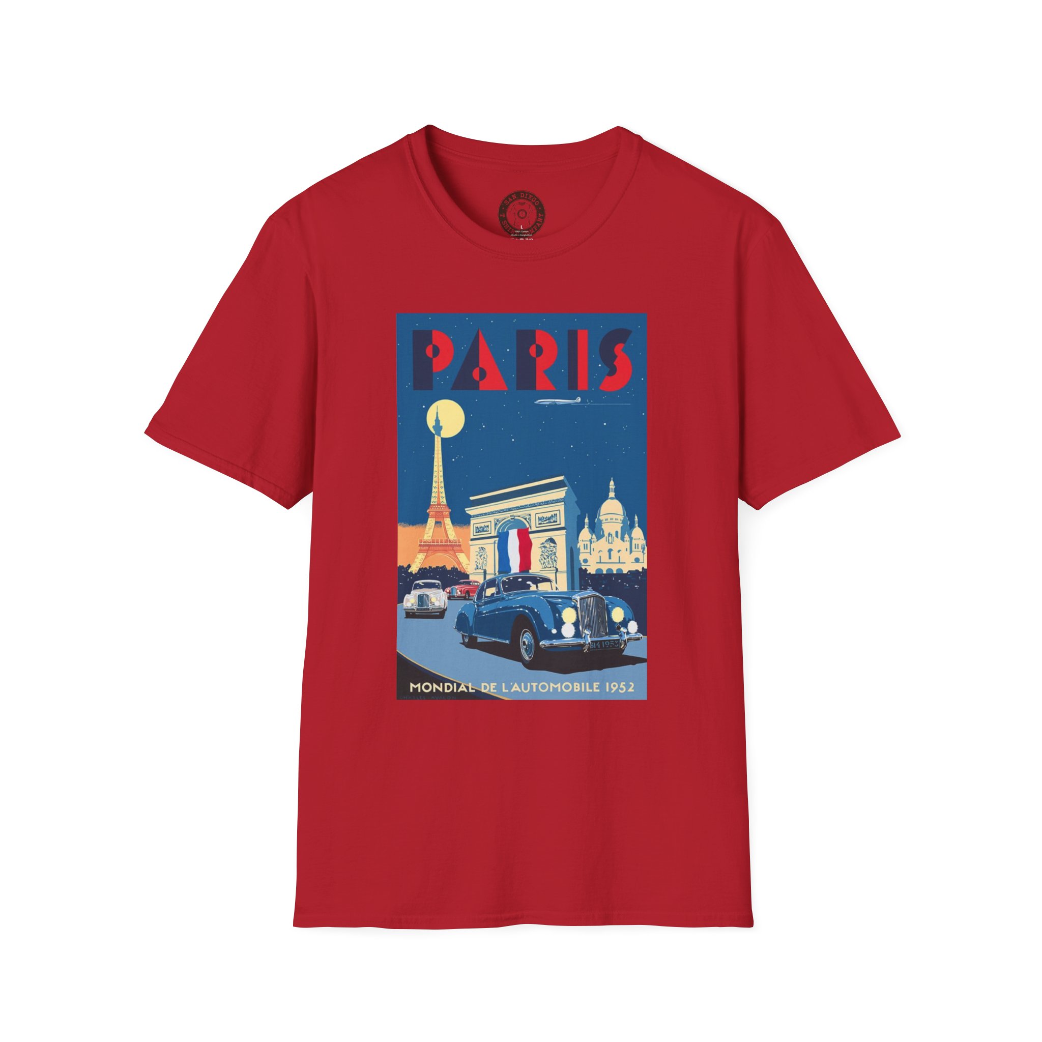Vintage Paris Travel Poster T-Shirt, Retro Paris Shirt, Travel Gift, Graphic Tee, Unisex Fashion, Parisian Style - Image 49
