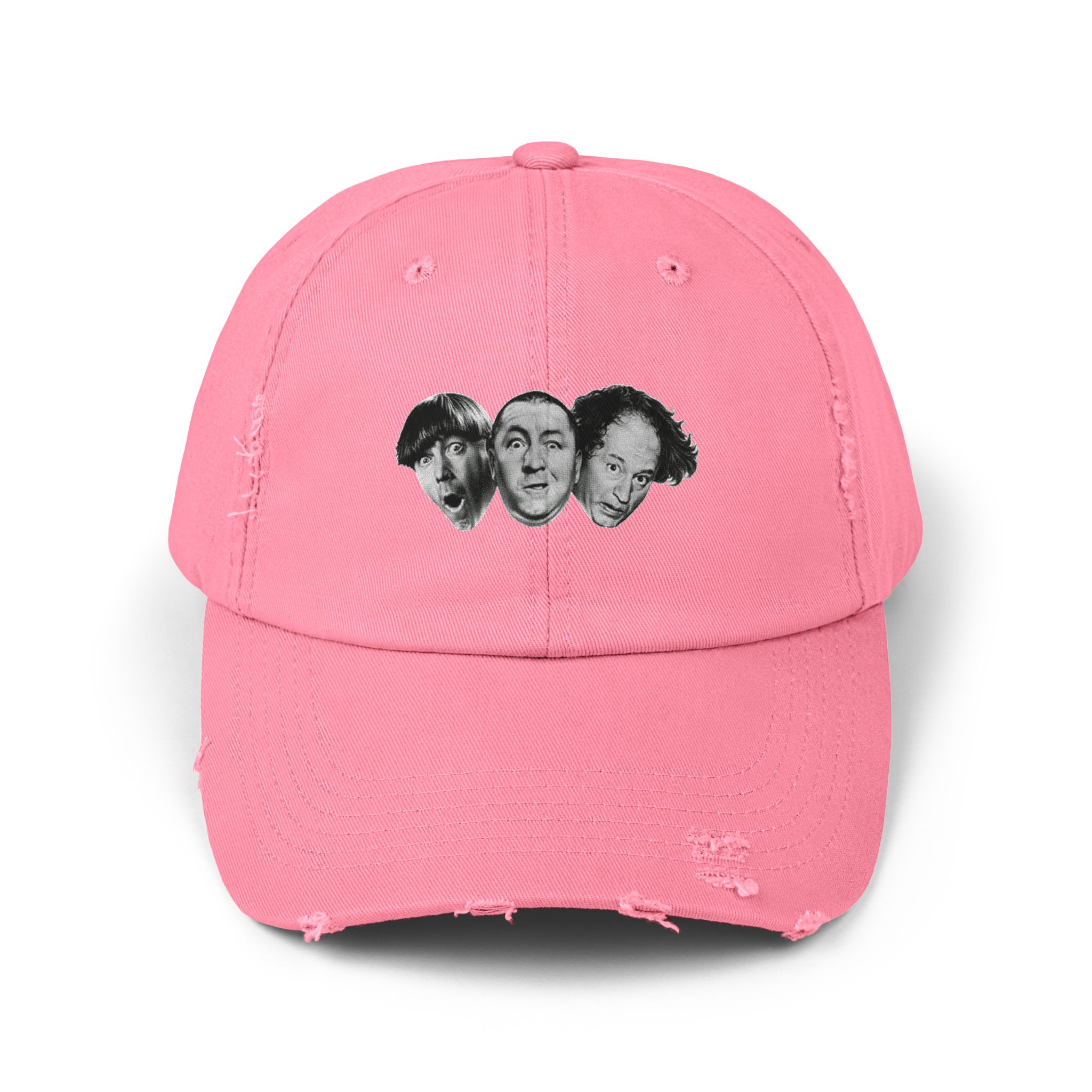 Three Stooges Distressed Cap, Trendy Comedy Cap, Vintage Cap, Gift for Fans, Unisex Hat, Streetwear Accessory - Image 25