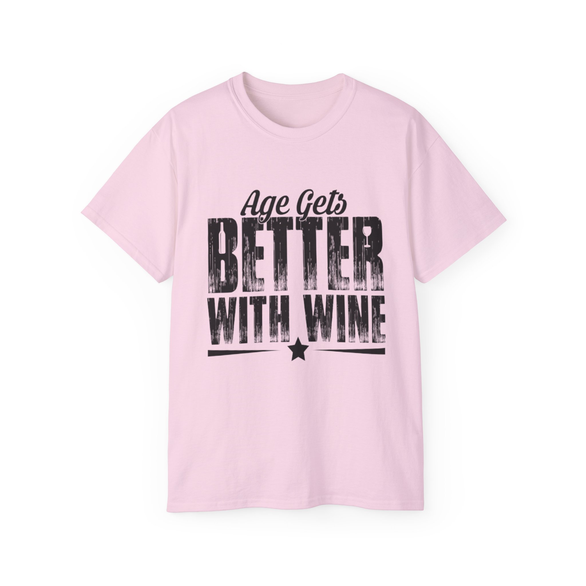 Age Gets Better With Wine Unisex Ultra Cotton Tee - Image 37