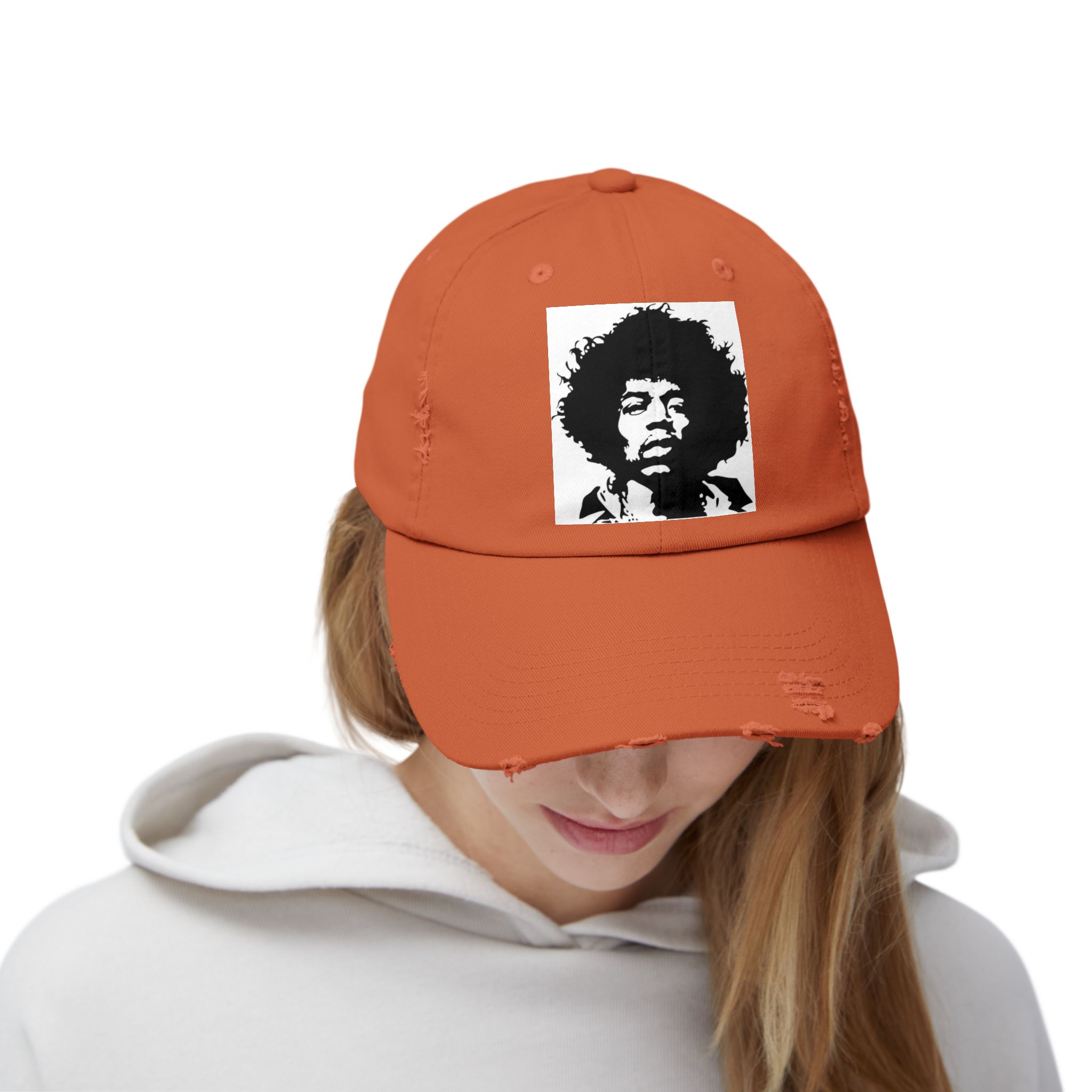 Vintage Jimi Hendrix Cap, Distressed Baseball Hat, Unisex Retro Cap, Music Lover Gift, Festival Accessory - Image 8