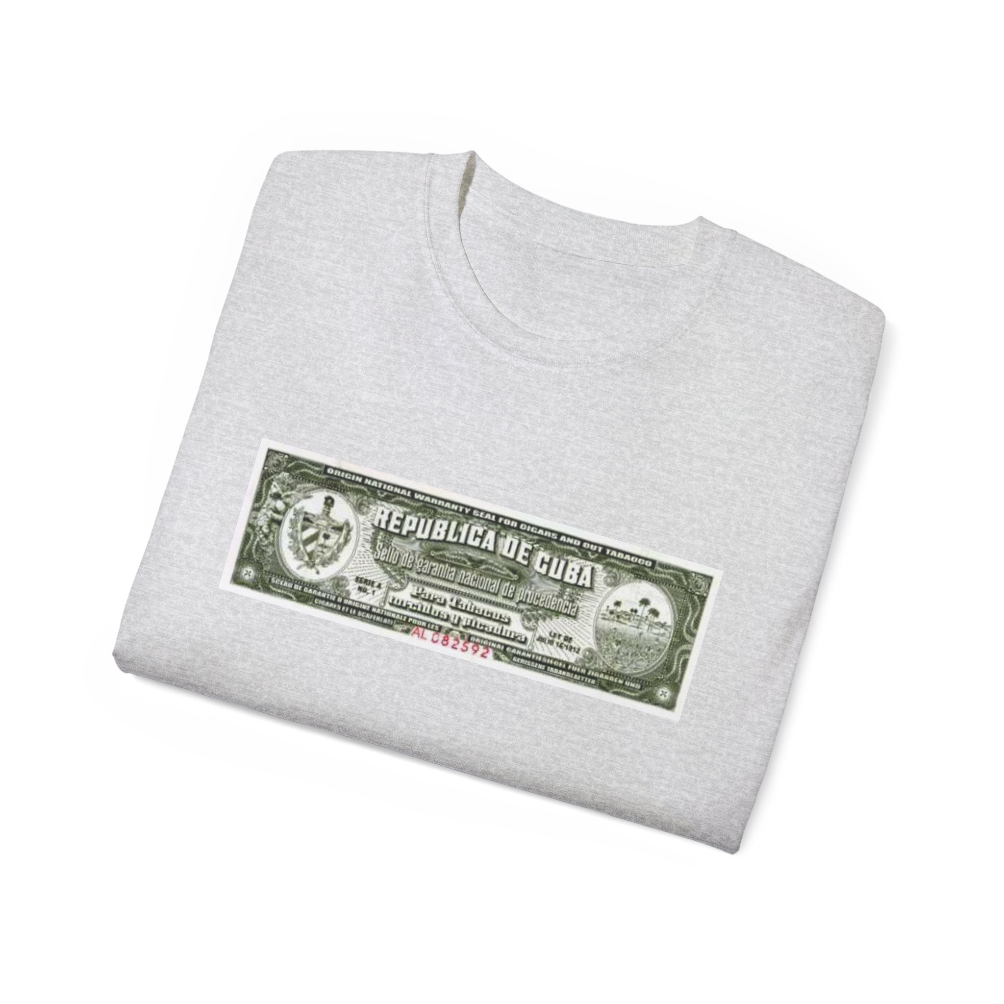 Cuban Cigar Tax Stamp Unisex Ultra Cotton Tee - Image 8