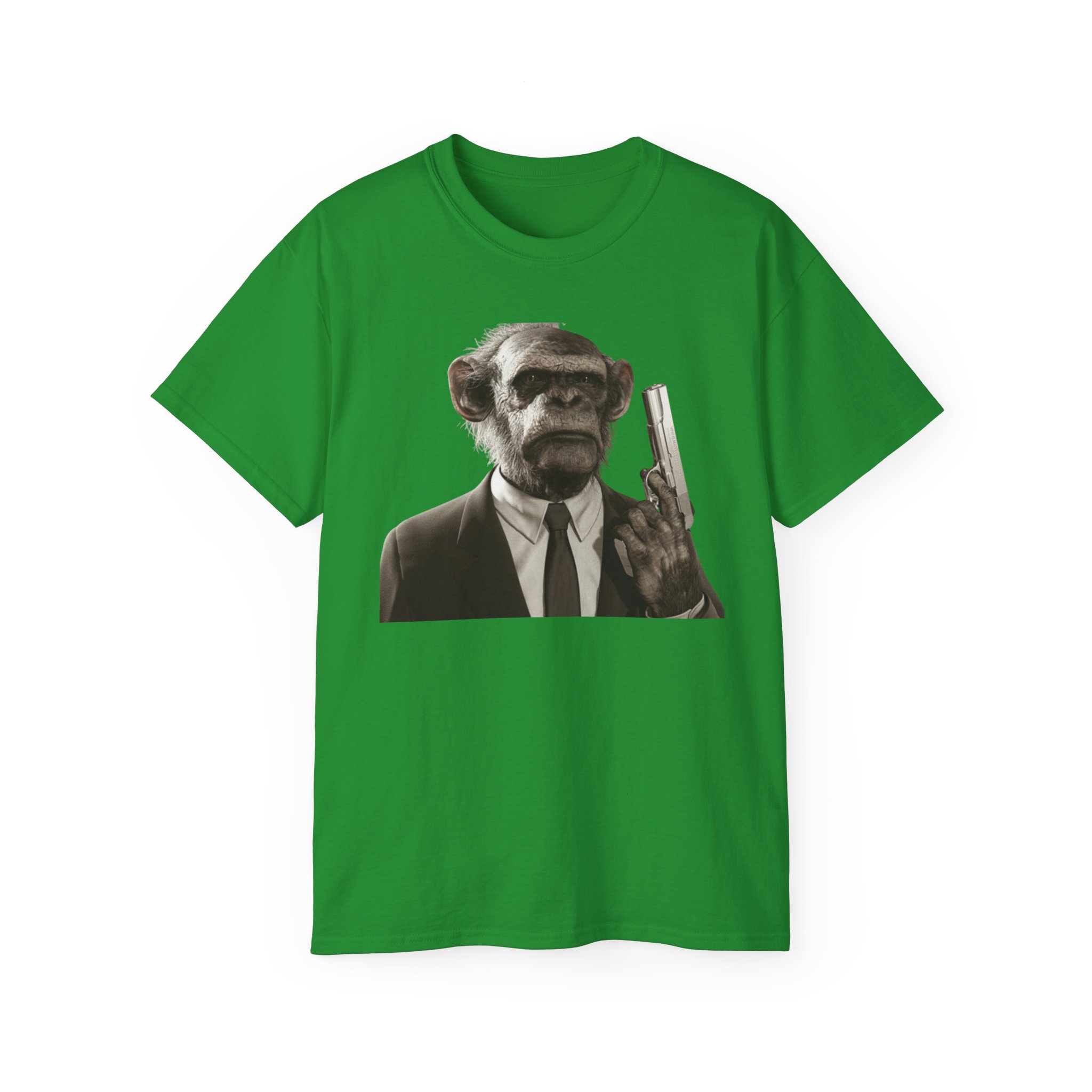 Monkey Cop - -Make My Day Unisex Ultra Cotton Tee - Image 33