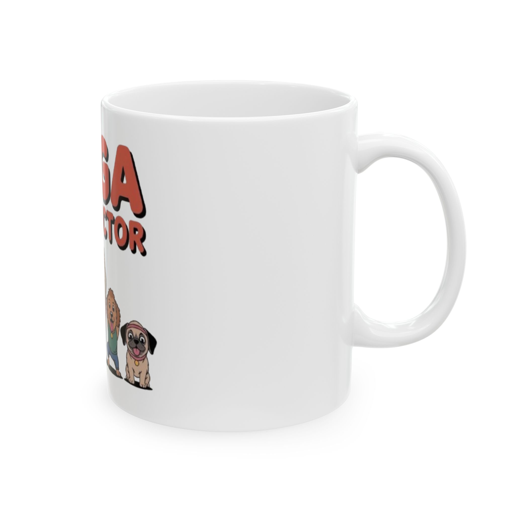 Dog-Inspired Doga Instructor Ceramic Mug – Perfect for Pet Lovers, Yoga Enthusiasts, Gifts for Dog Owners, Funny Coffee Cup, Cute Mug Design - Image 4