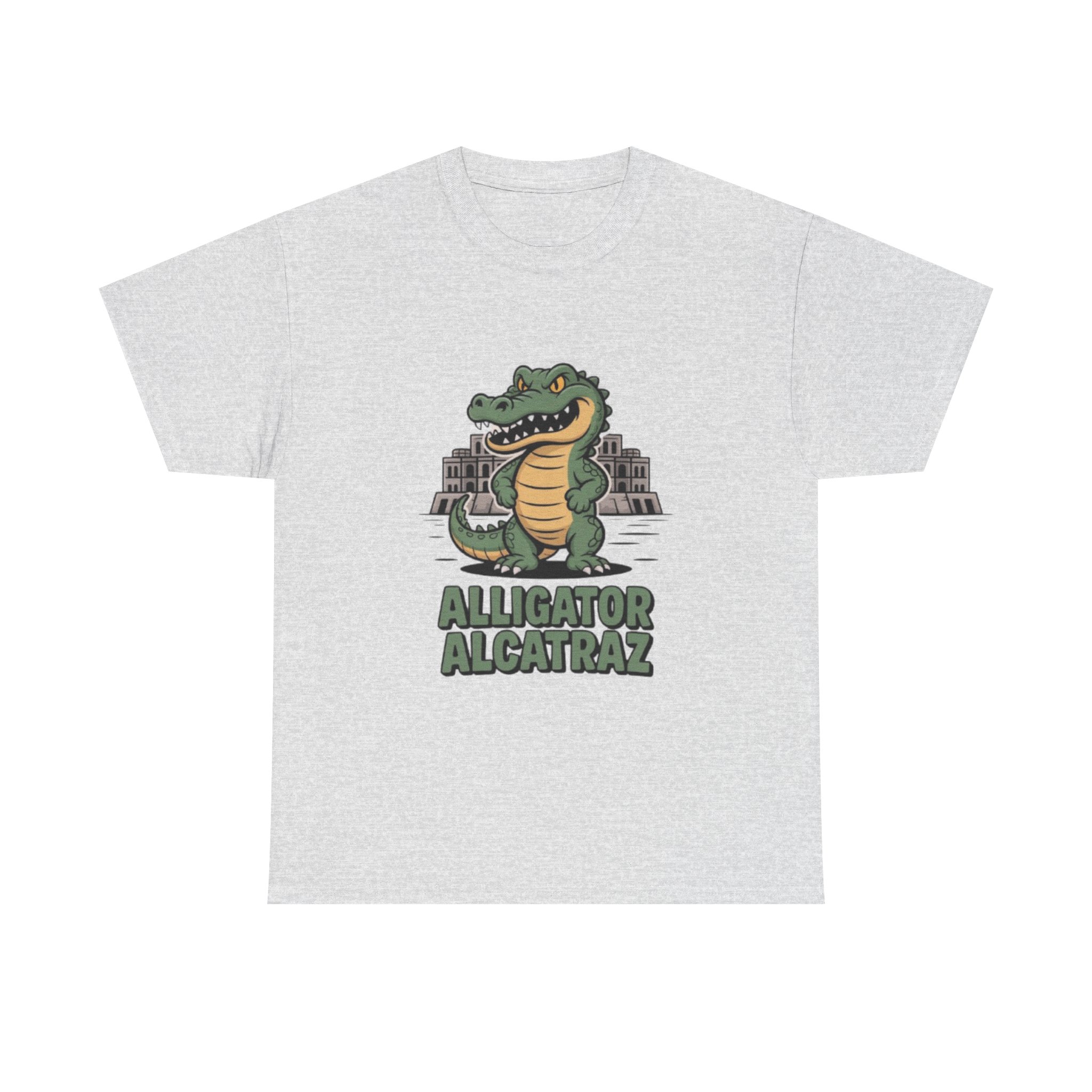 Alligator Alcatraz Tee - Fun Casual Shirt, Animal Lover Gift, Graphic T-Shirt for Kids and Adults, Unique Gift Idea, Everyday Wear - Image 9