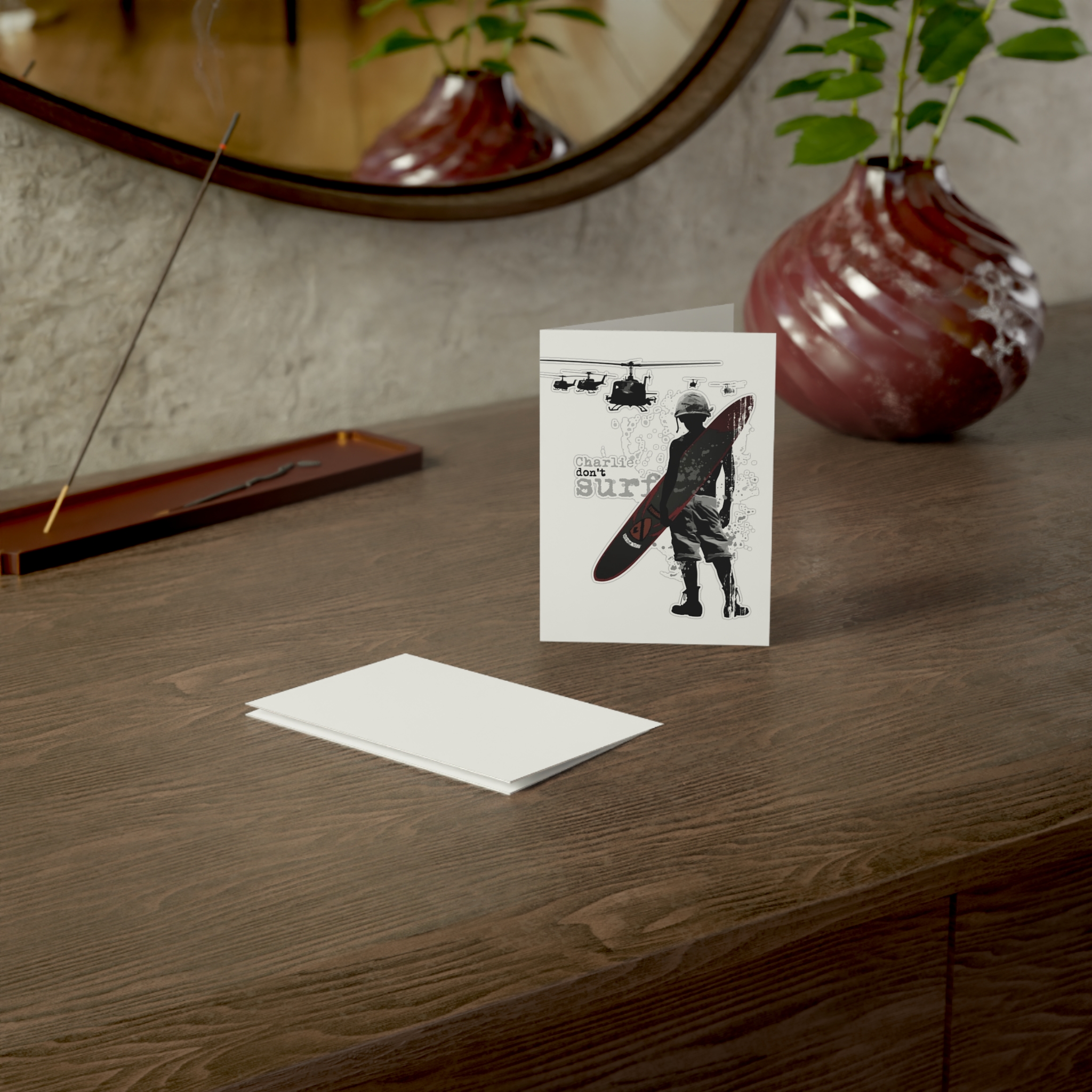 Charlie Don't Surf From Apocalypse Now Greeting Cards (1, 10, 30, and 50pcs) - Image 8