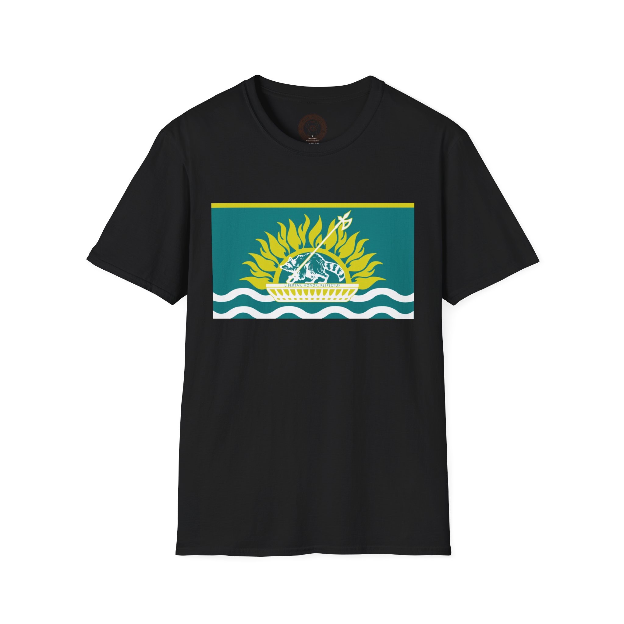 Slowjamastan Flag T-Shirt, Comfortable Graphic Tee, Summer Wardrobe Essential, Eco-Friendly Fashion, Casual Everyday Wear - Image 5