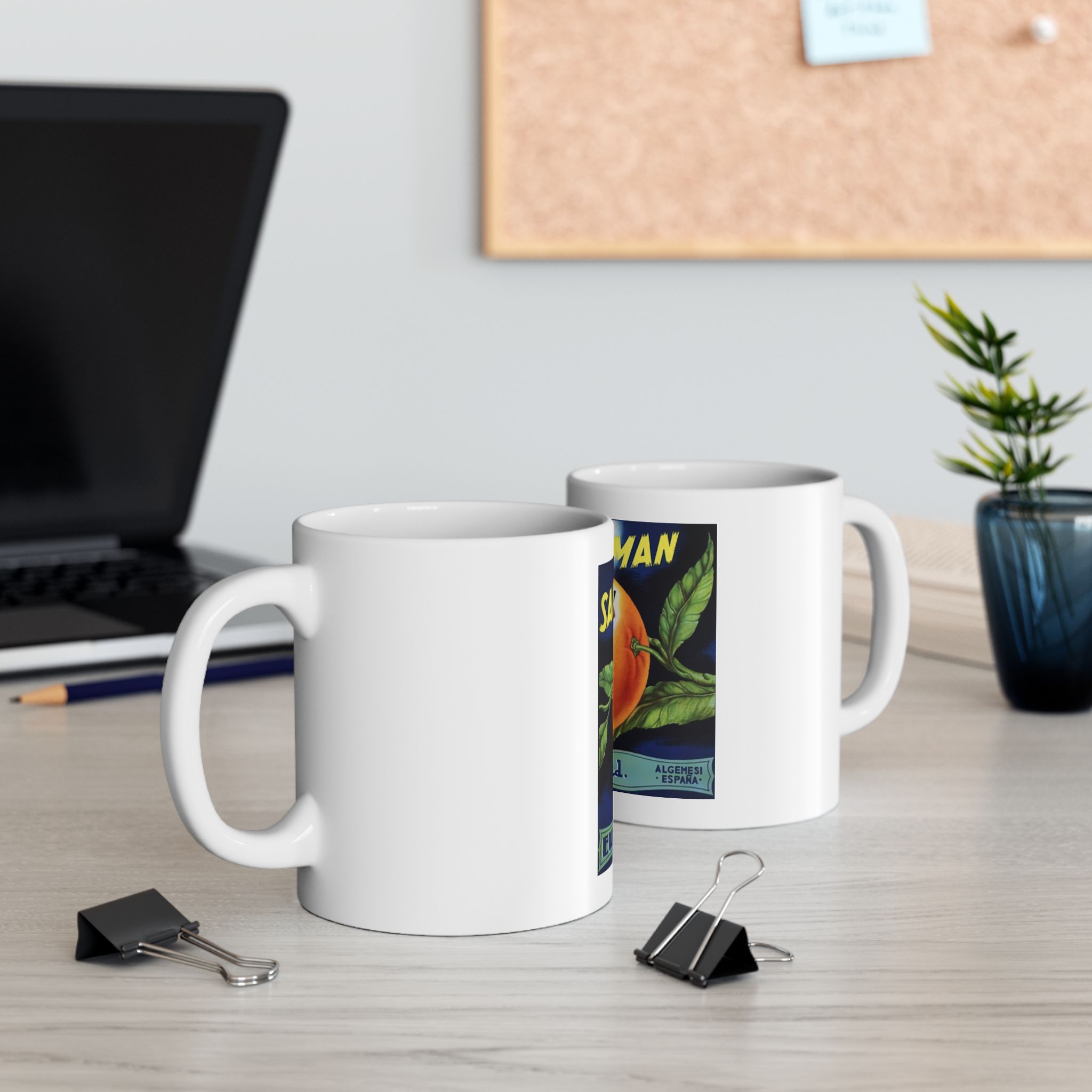 Sandwich Man Printed on a Large Ceramic Mug 11oz - Image 5