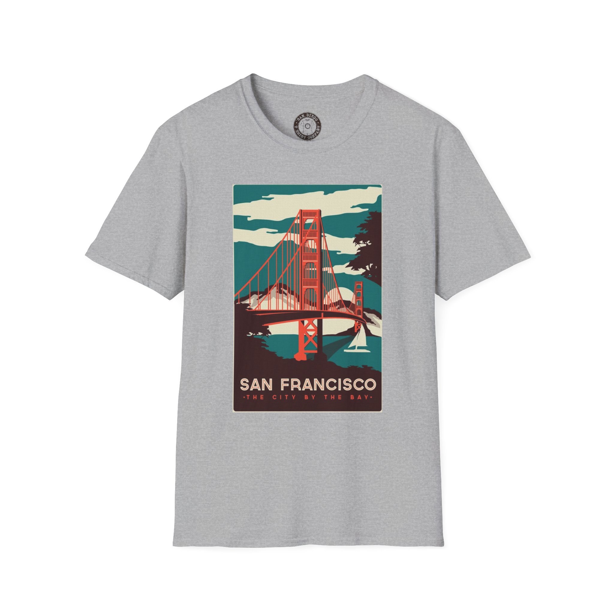 Vintage San Francisco Golden Gate Bridge T-Shirt, California Souvenir, Casual Wear, Gift for Travelers - Image 13