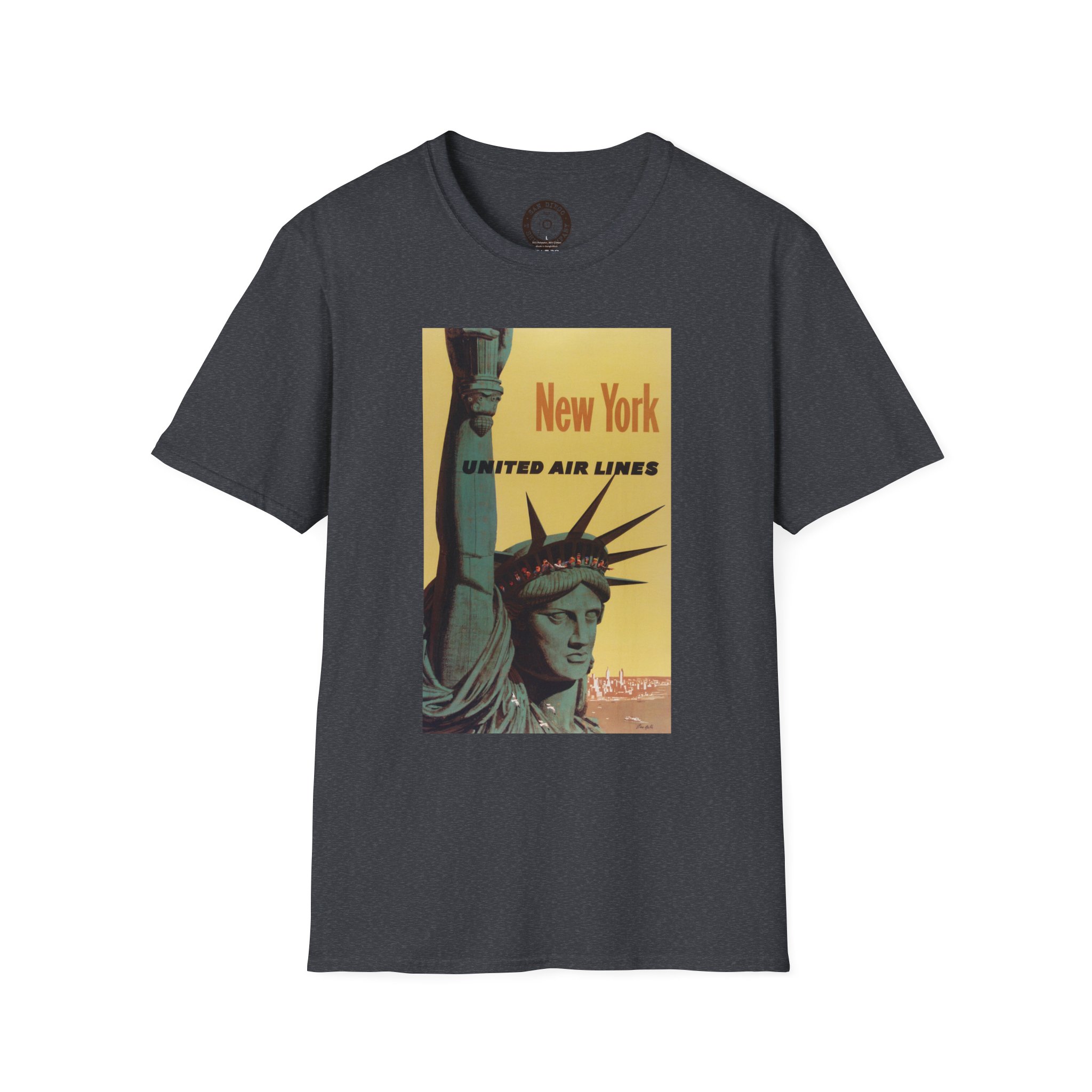 Vintage New York Graphic Tee, Unisex Softstyle T-Shirt, Casual Wear, Travel Souvenir, NYC Gift, Retro Fashion - Image 37