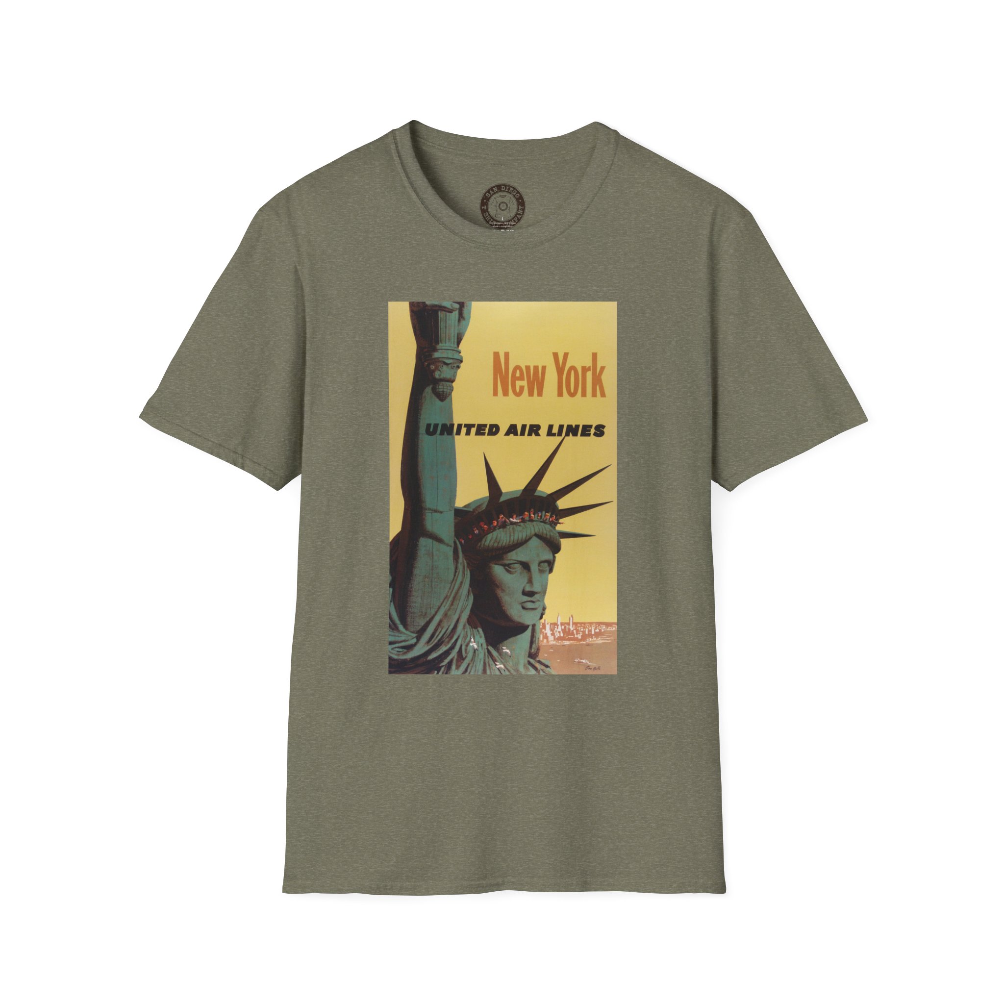 Vintage New York Graphic Tee, Unisex Softstyle T-Shirt, Casual Wear, Travel Souvenir, NYC Gift, Retro Fashion - Image 17