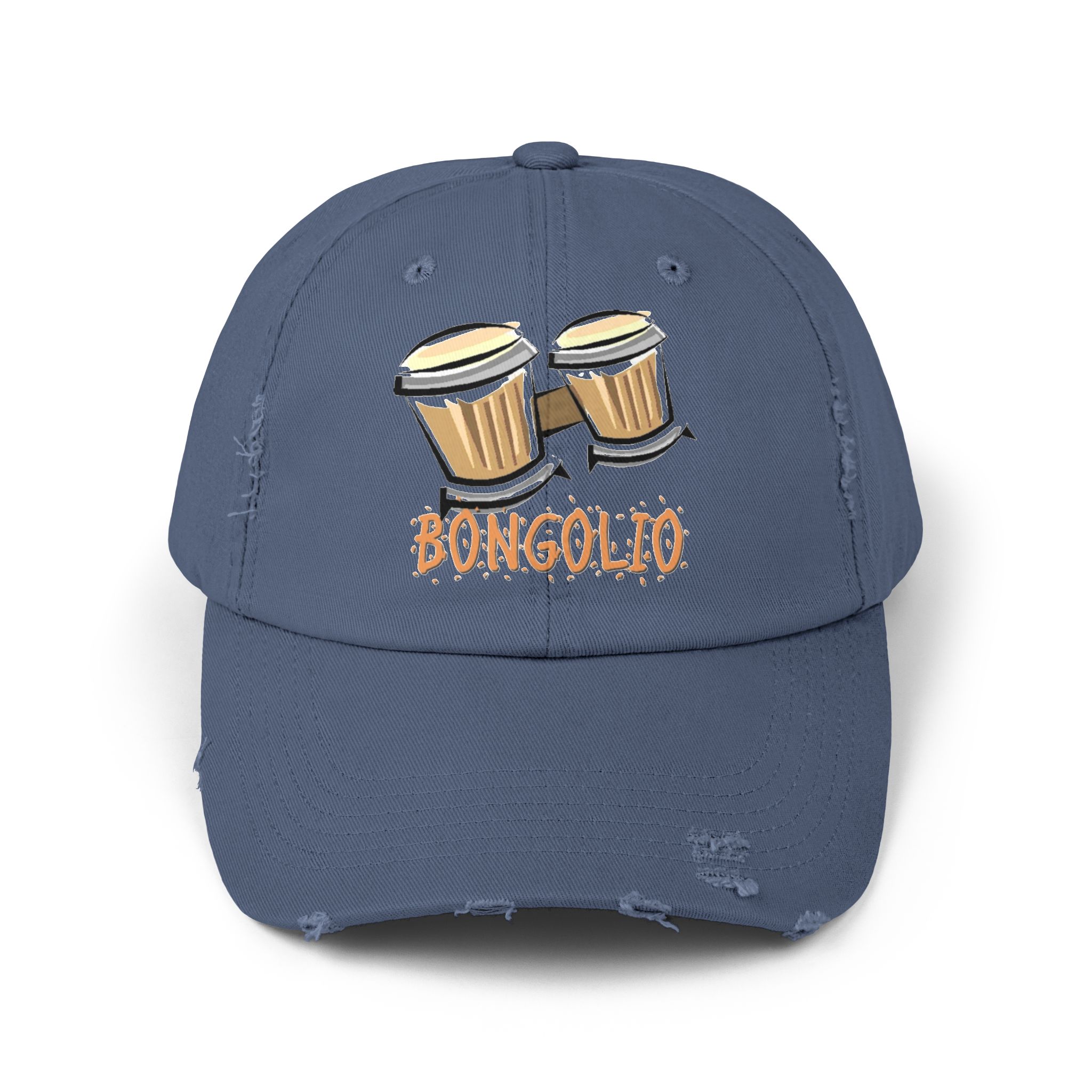 Bongolio! Bongos Distressed Cap | Trendy Bohemian Hat, Music Lover Gift, Casual Style, Festival Accessory, Unique Headwear - Image 17