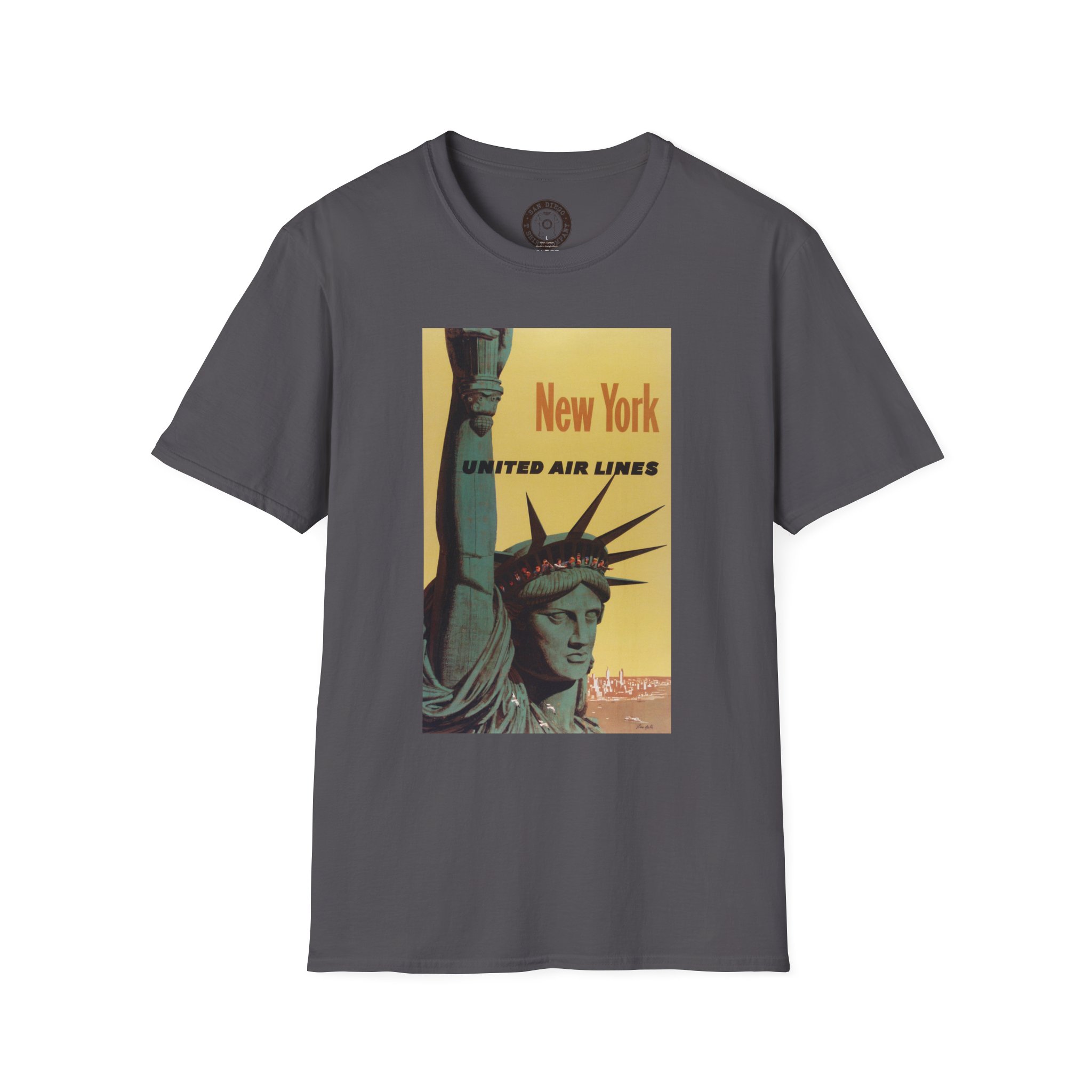 Vintage New York Graphic Tee, Unisex Softstyle T-Shirt, Casual Wear, Travel Souvenir, NYC Gift, Retro Fashion - Image 33