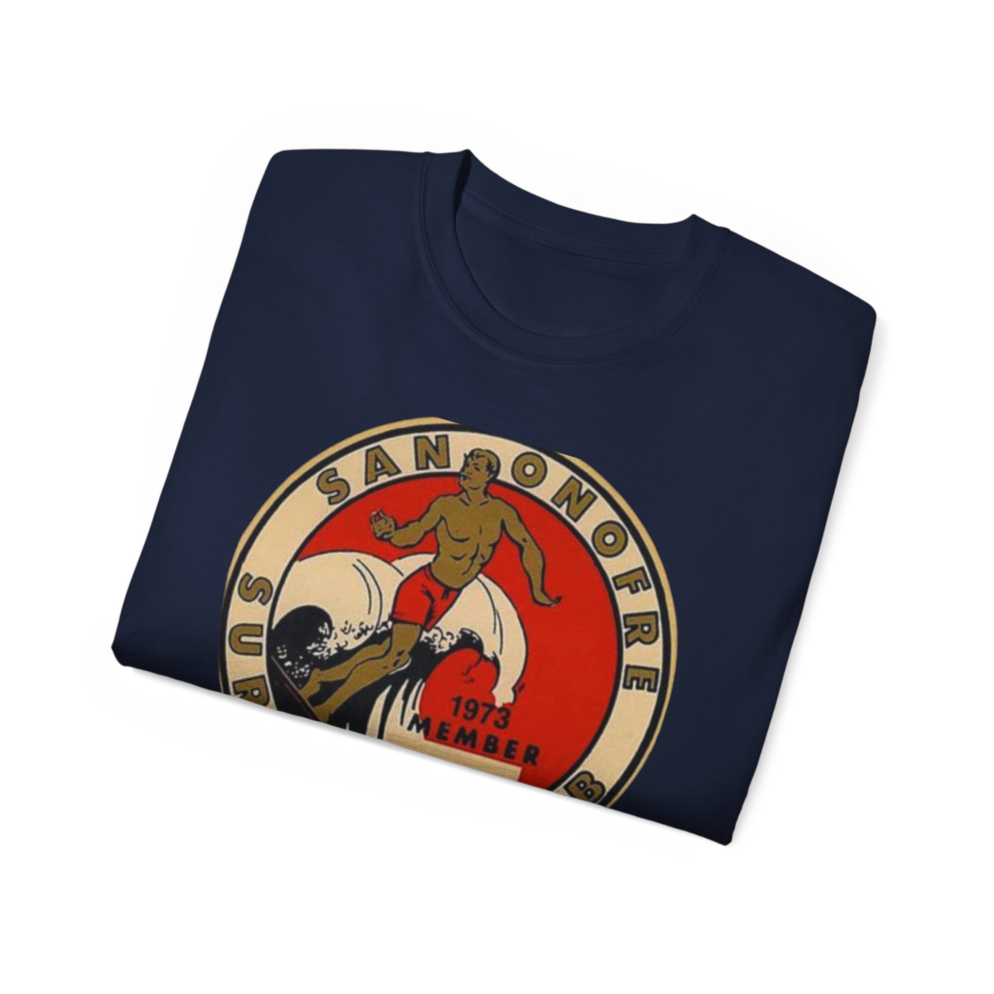 San Onofre, California Surfing Club Unisex Ultra Cotton Tee - Image 52