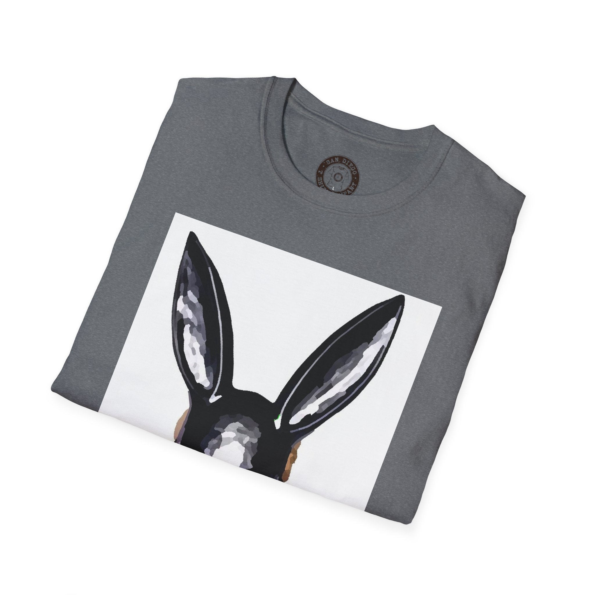 Bunny Mask Unisex T-Shirt, Cute Graphic Tee, Casual Wear, Costume Party Shirt, Trendy Everyday Shirt, Unique Gift Idea - Image 20