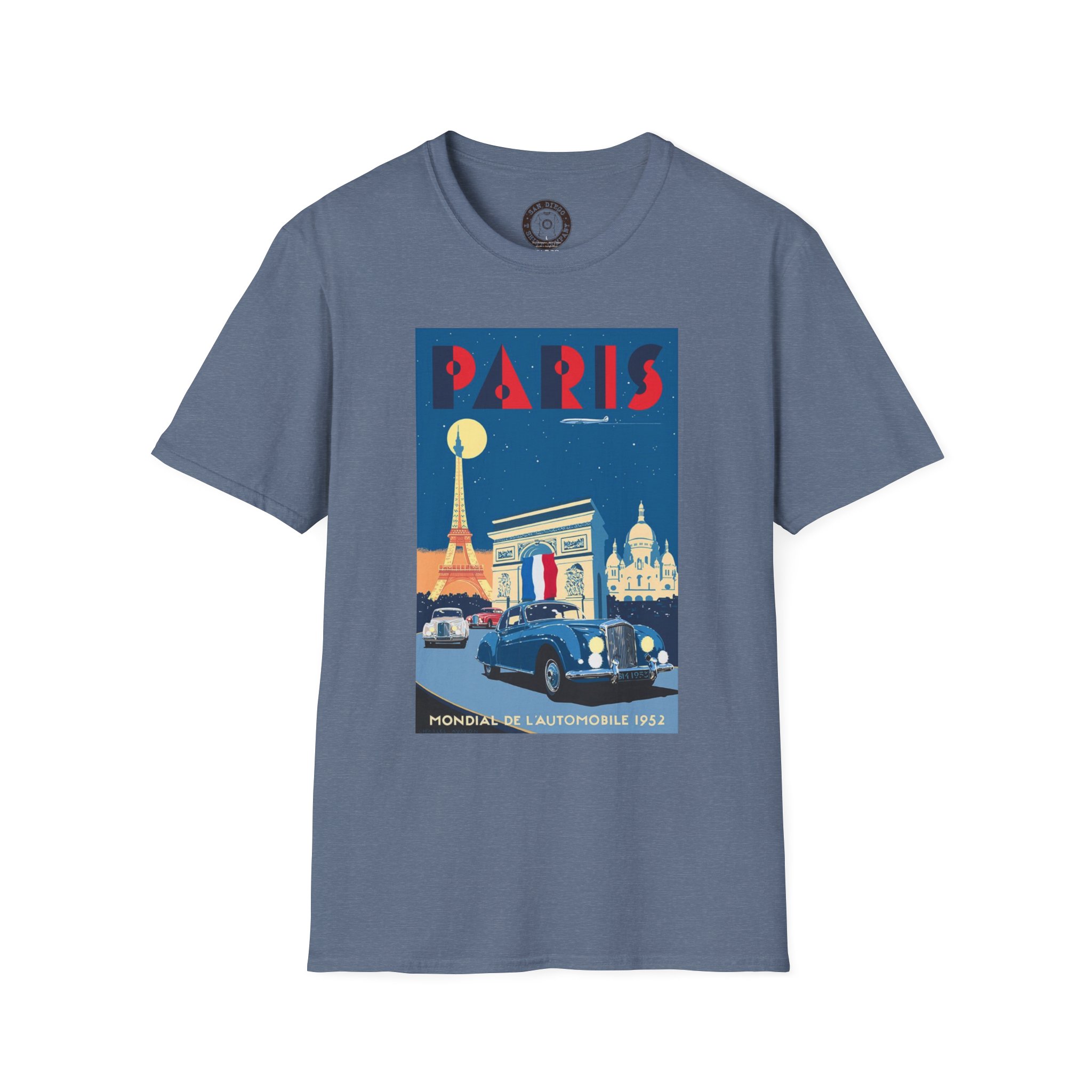 Vintage Paris Travel Poster T-Shirt, Retro Paris Shirt, Travel Gift, Graphic Tee, Unisex Fashion, Parisian Style - Image 29