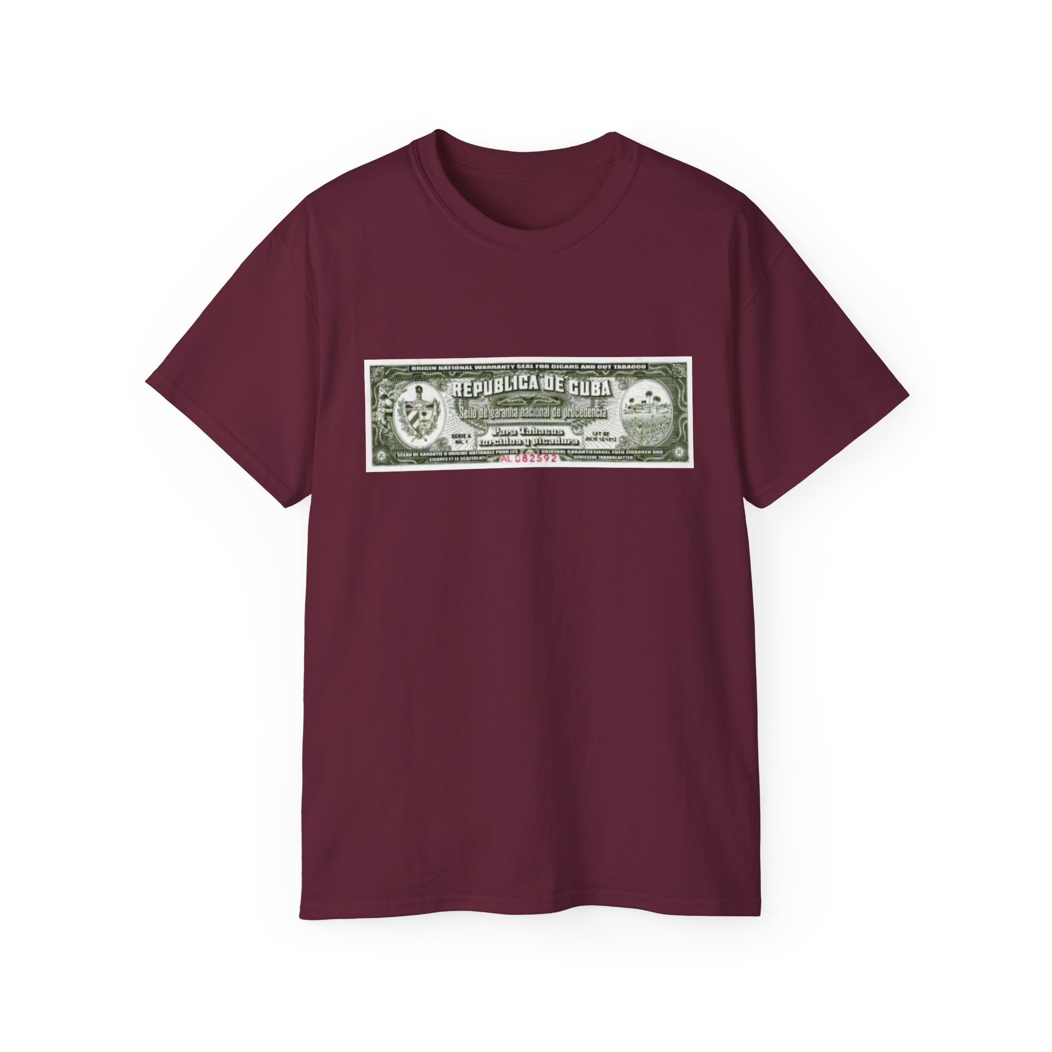 Cuban Cigar Tax Stamp Unisex Ultra Cotton Tee - Image 25