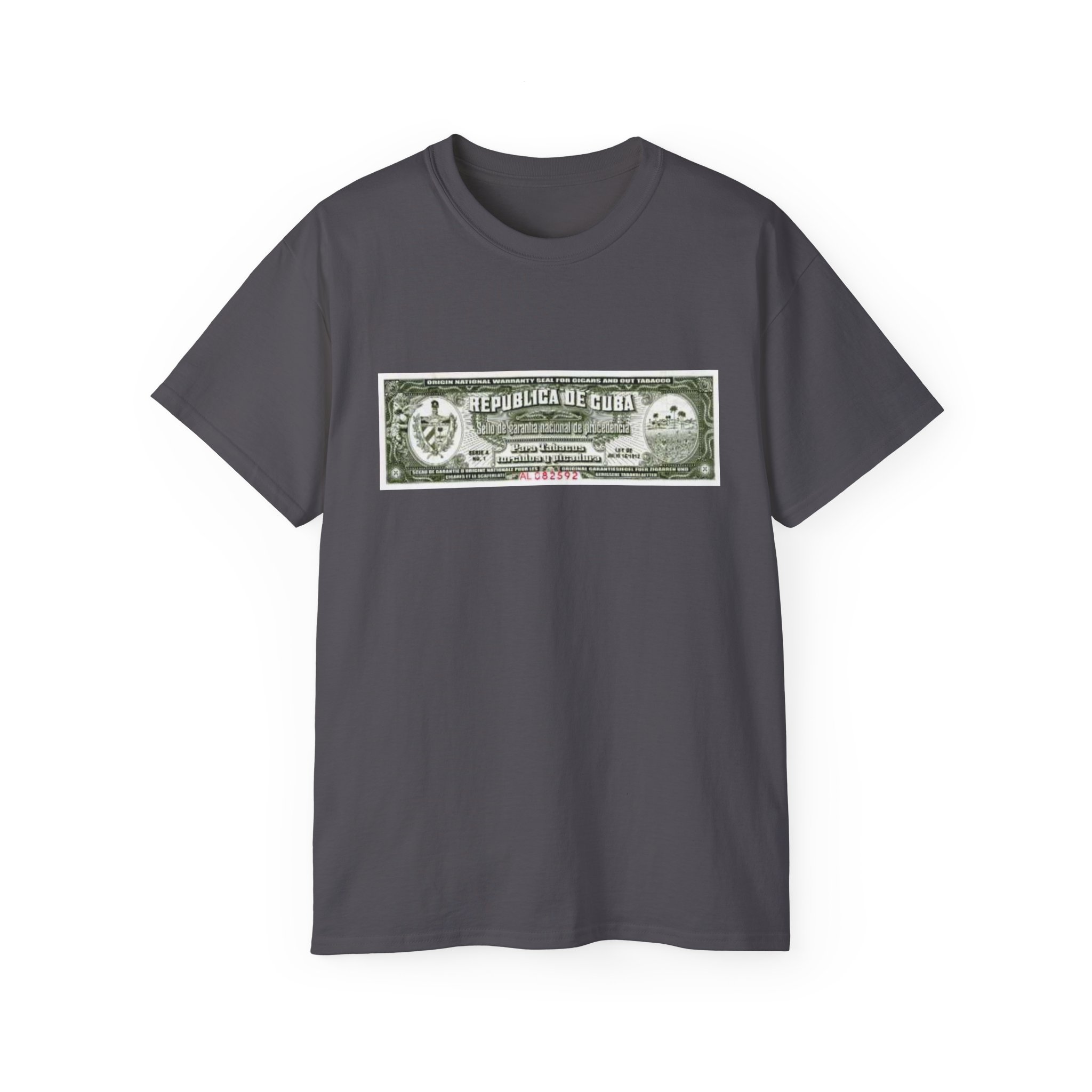 Cuban Cigar Tax Stamp Unisex Ultra Cotton Tee - Image 41