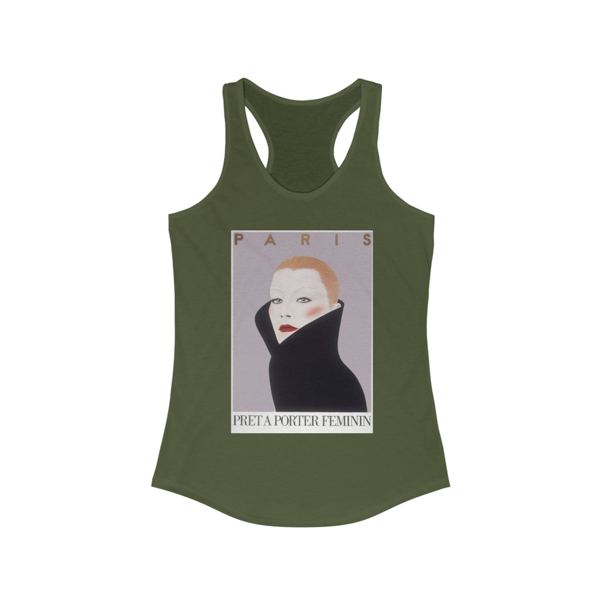 Chic Parisian Art Tank, Vintage Art Fashion Tee, Summer Top, Feminine Apparel, Gift for Her, Beachwear, Workout Shirt - Image 11