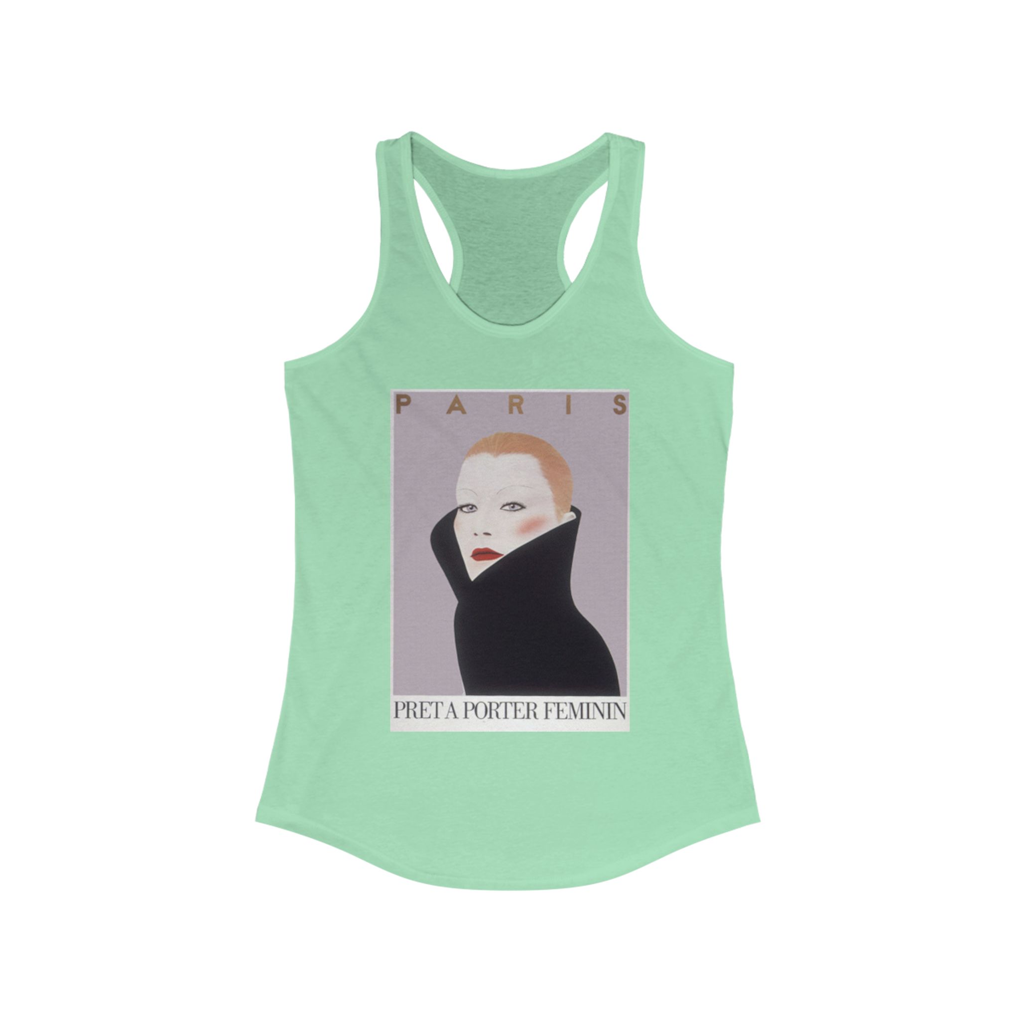 Chic Parisian Art Tank, Vintage Art Fashion Tee, Summer Top, Feminine Apparel, Gift for Her, Beachwear, Workout Shirt - Image 13