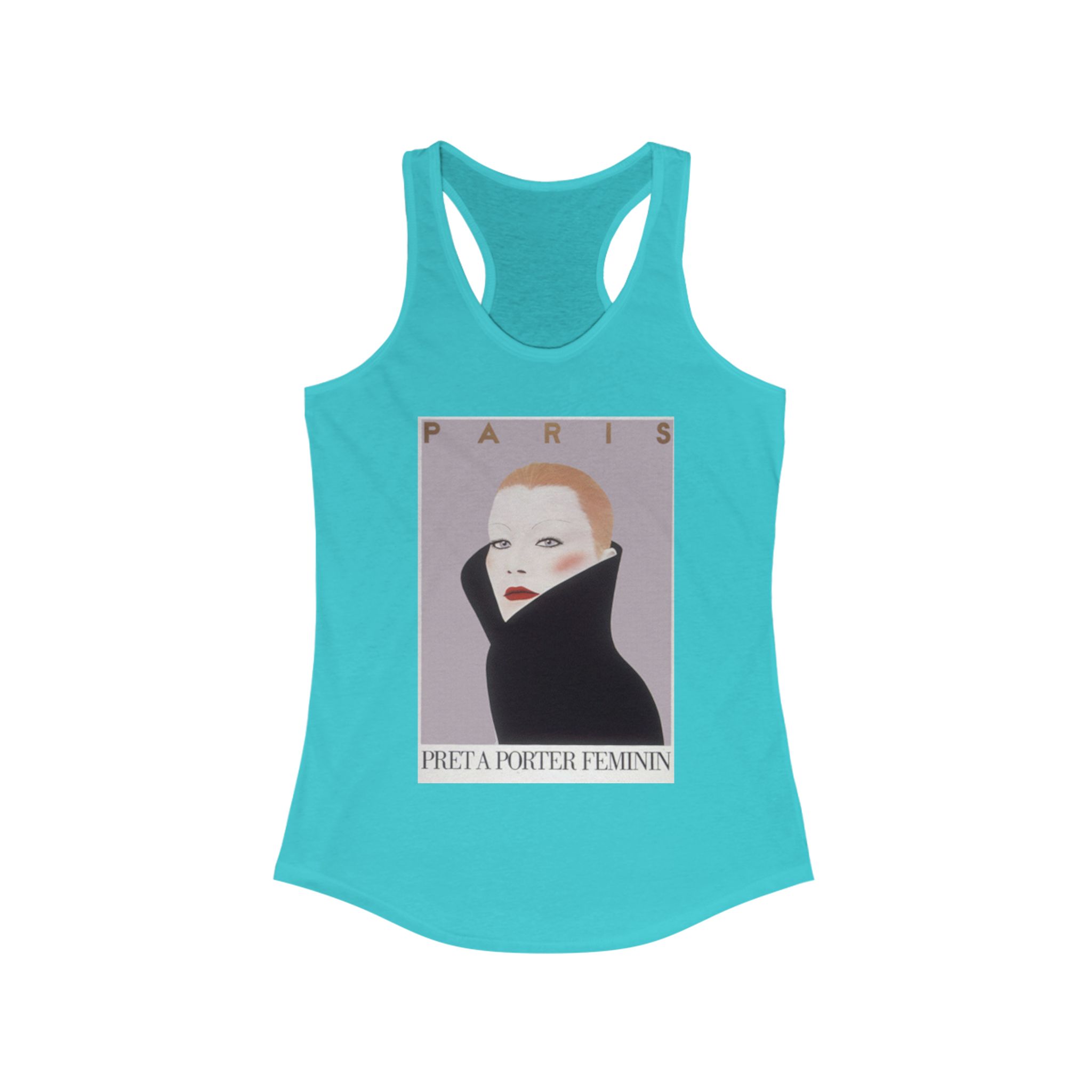 Chic Parisian Art Tank, Vintage Art Fashion Tee, Summer Top, Feminine Apparel, Gift for Her, Beachwear, Workout Shirt - Image 17