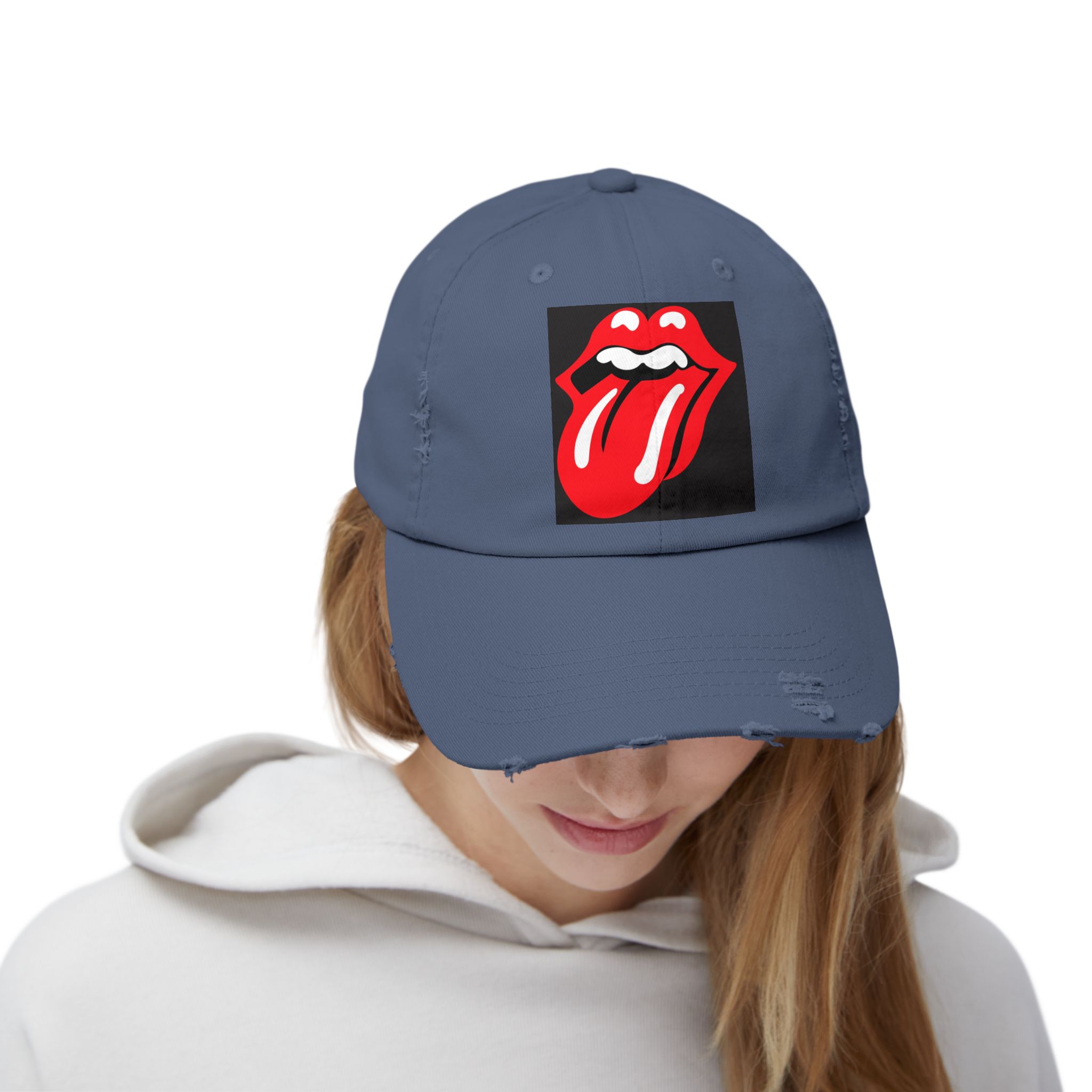 Retro Rolling Stones Distressed Cap, Vintage Cap, Rock Music Merch, Casual Hat, Gift for Music Lovers, Distressed Baseball Cap - Image 20