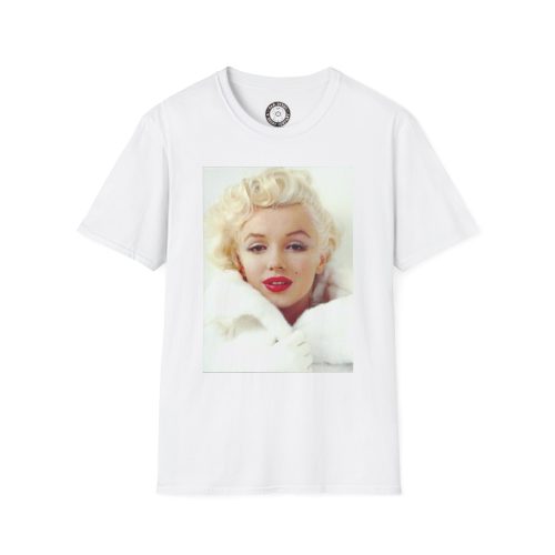 Retro Marilyn Monroe Softstyle T-Shirt, Vintage Graphic Tee, 50s Inspired Shirt, Birthday Gift, Hollywood Memorabilia