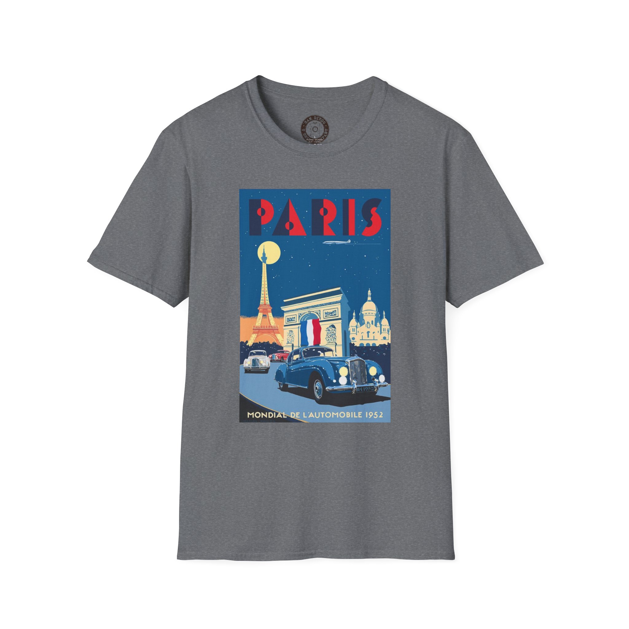 Vintage Paris Travel Poster T-Shirt, Retro Paris Shirt, Travel Gift, Graphic Tee, Unisex Fashion, Parisian Style - Image 21