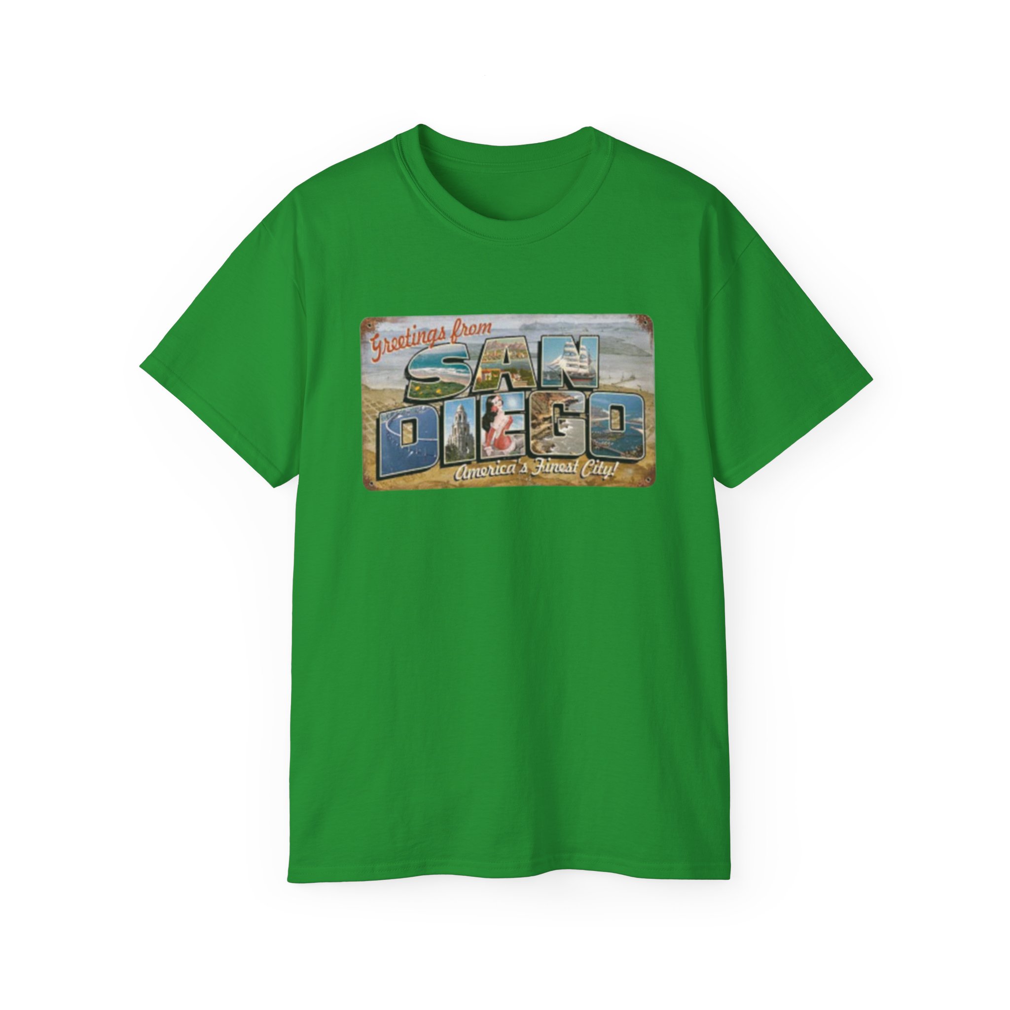San Diego Postcard Unisex Ultra Cotton Tee - Image 33