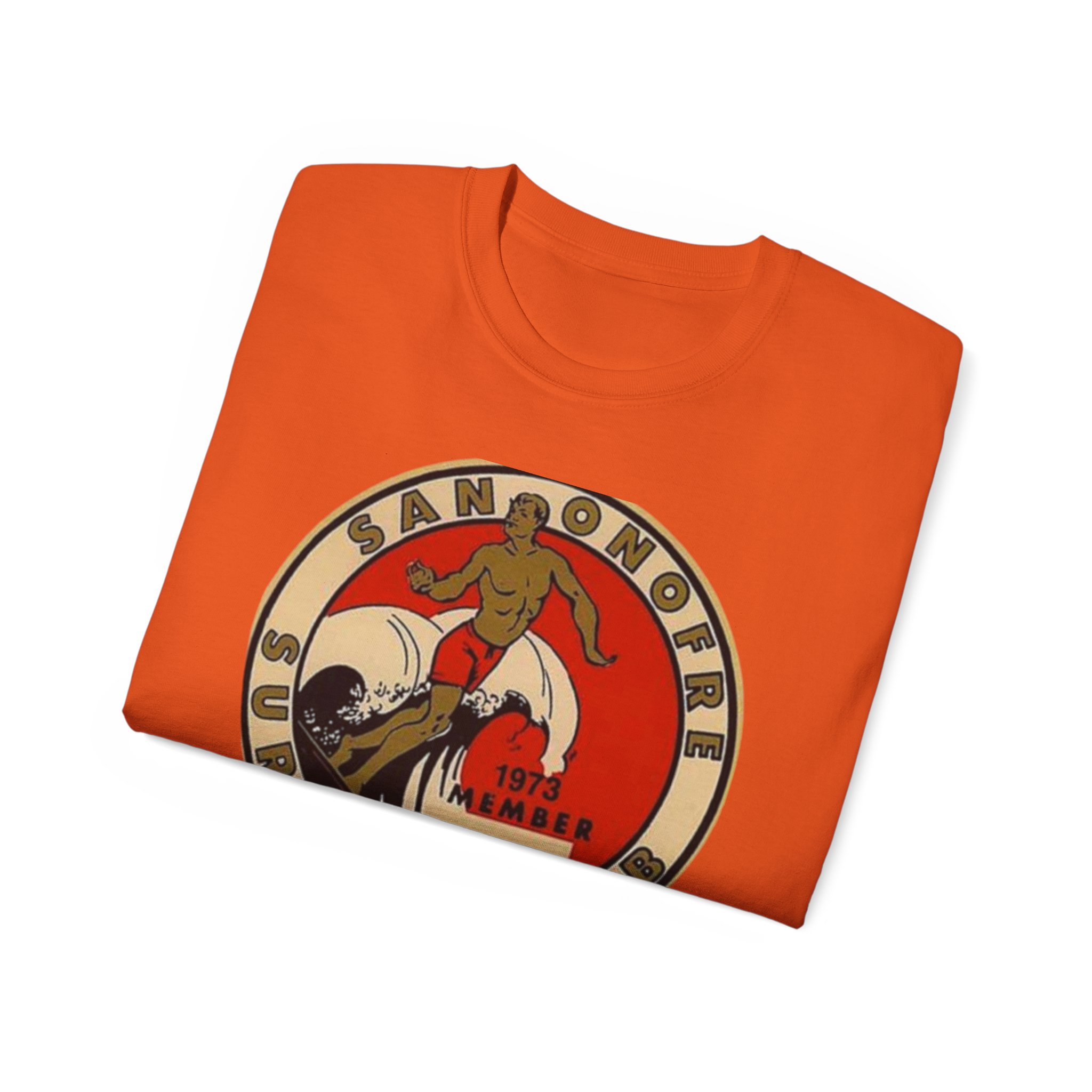 San Onofre, California Surfing Club Unisex Ultra Cotton Tee - Image 24