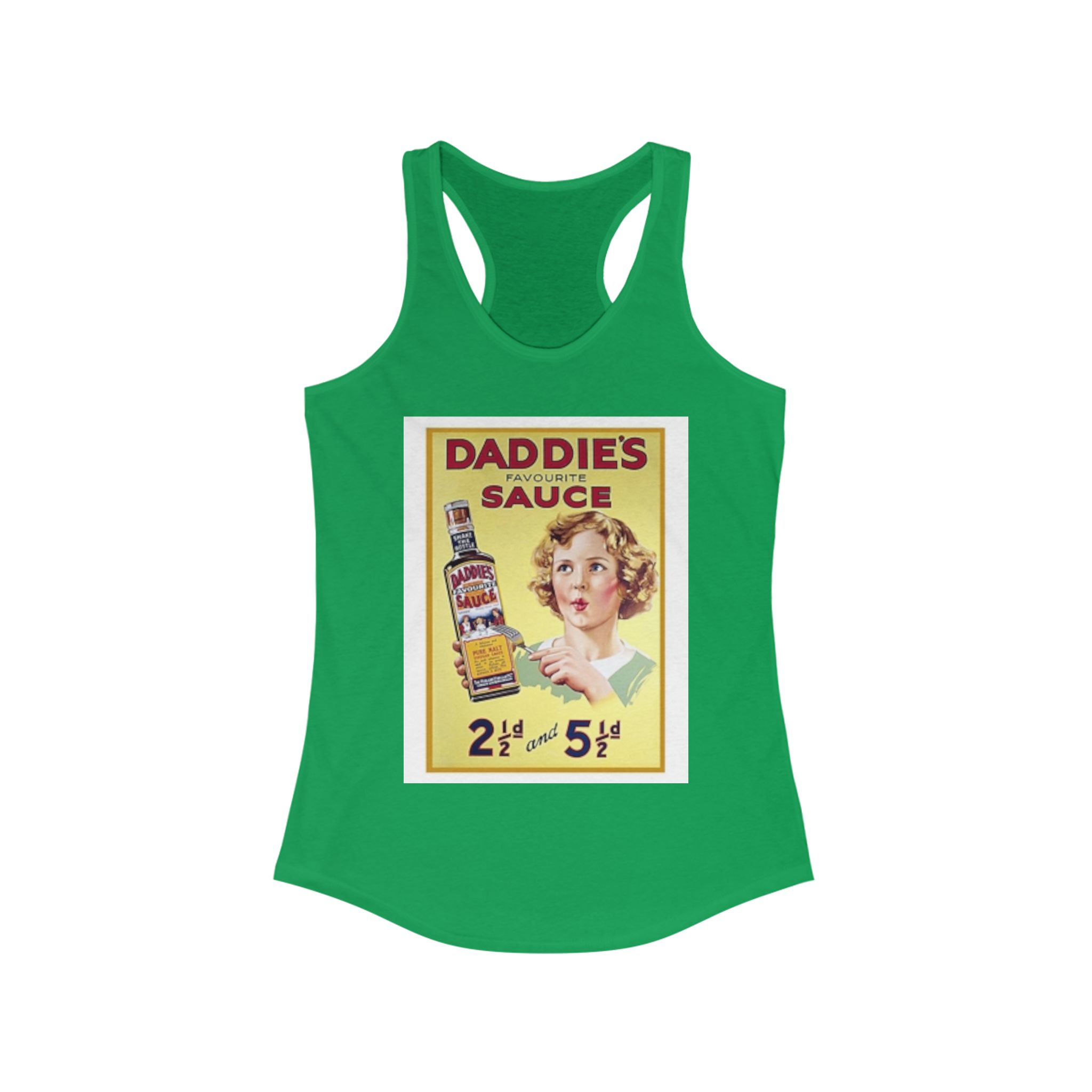Retro Daddie's Favorite Sauce Women's Racerback Tank - Vintage Style Tee, Summer Top, Gift for Foodies, Cooking Enthusiasts, Nostalgia Lovers - Image 15