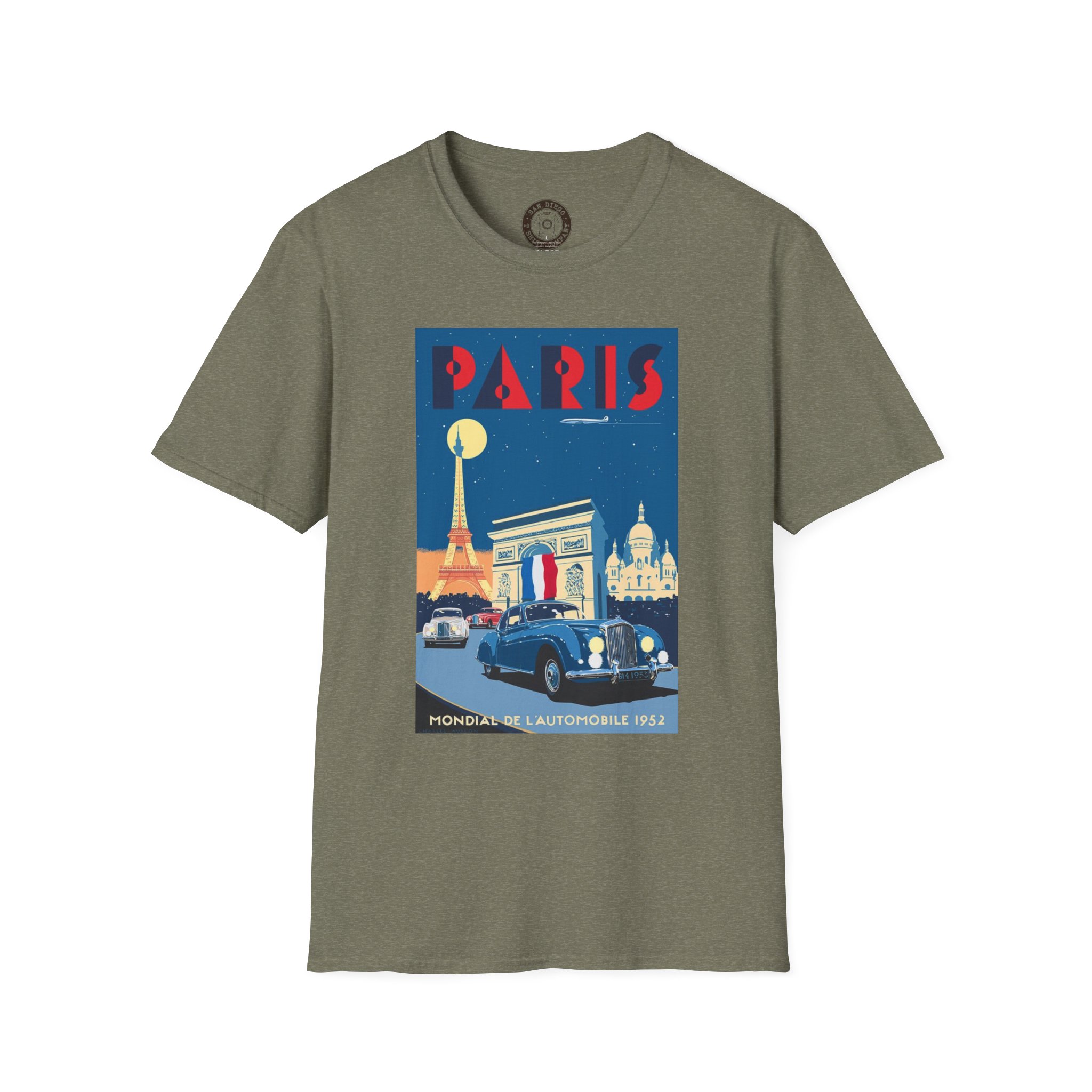 Vintage Paris Travel Poster T-Shirt, Retro Paris Shirt, Travel Gift, Graphic Tee, Unisex Fashion, Parisian Style - Image 17