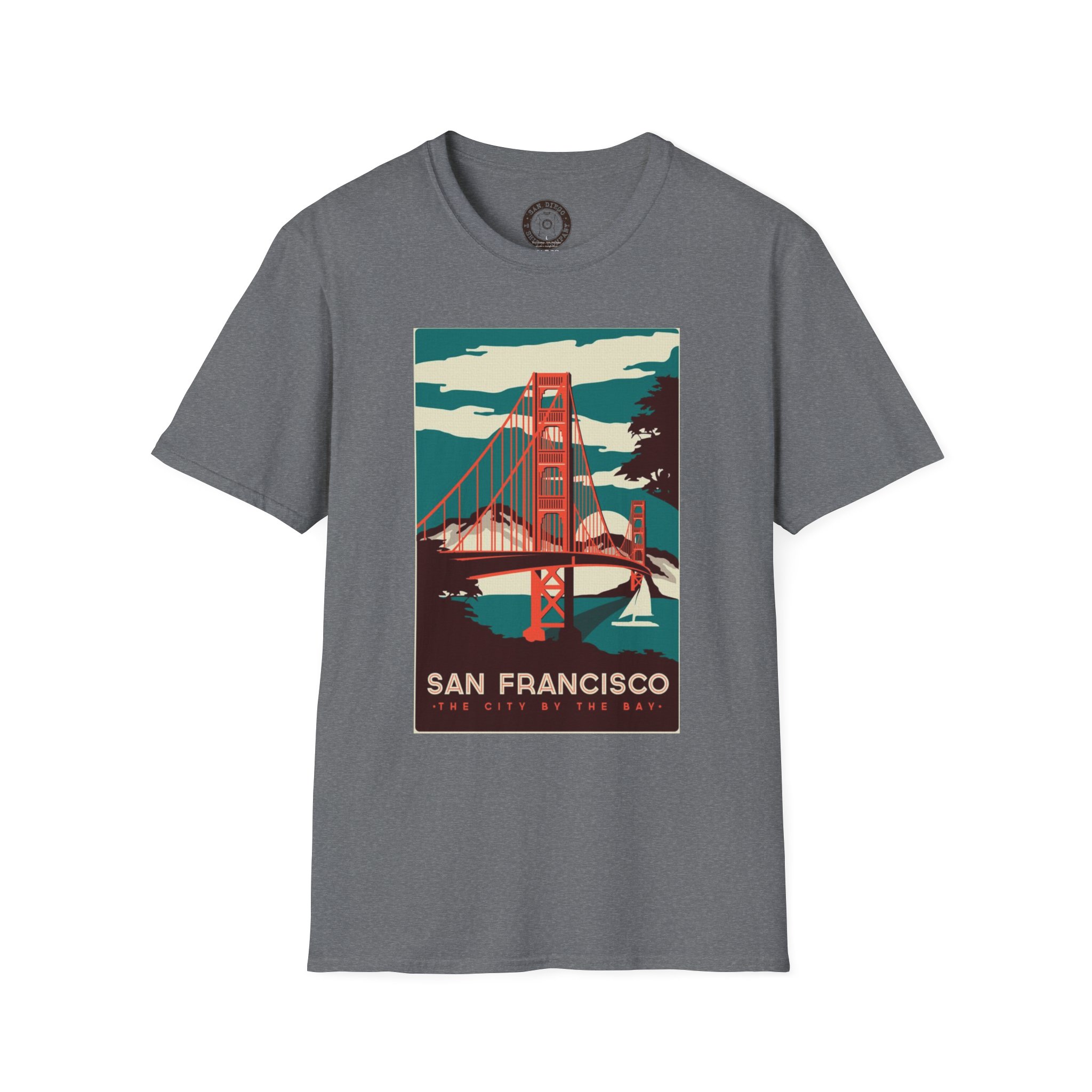 Vintage San Francisco Golden Gate Bridge T-Shirt, California Souvenir, Casual Wear, Gift for Travelers - Image 21