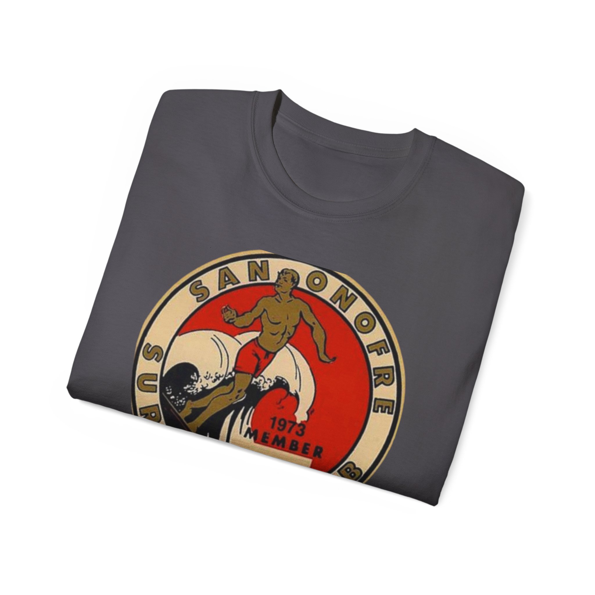 San Onofre, California Surfing Club Unisex Ultra Cotton Tee - Image 44