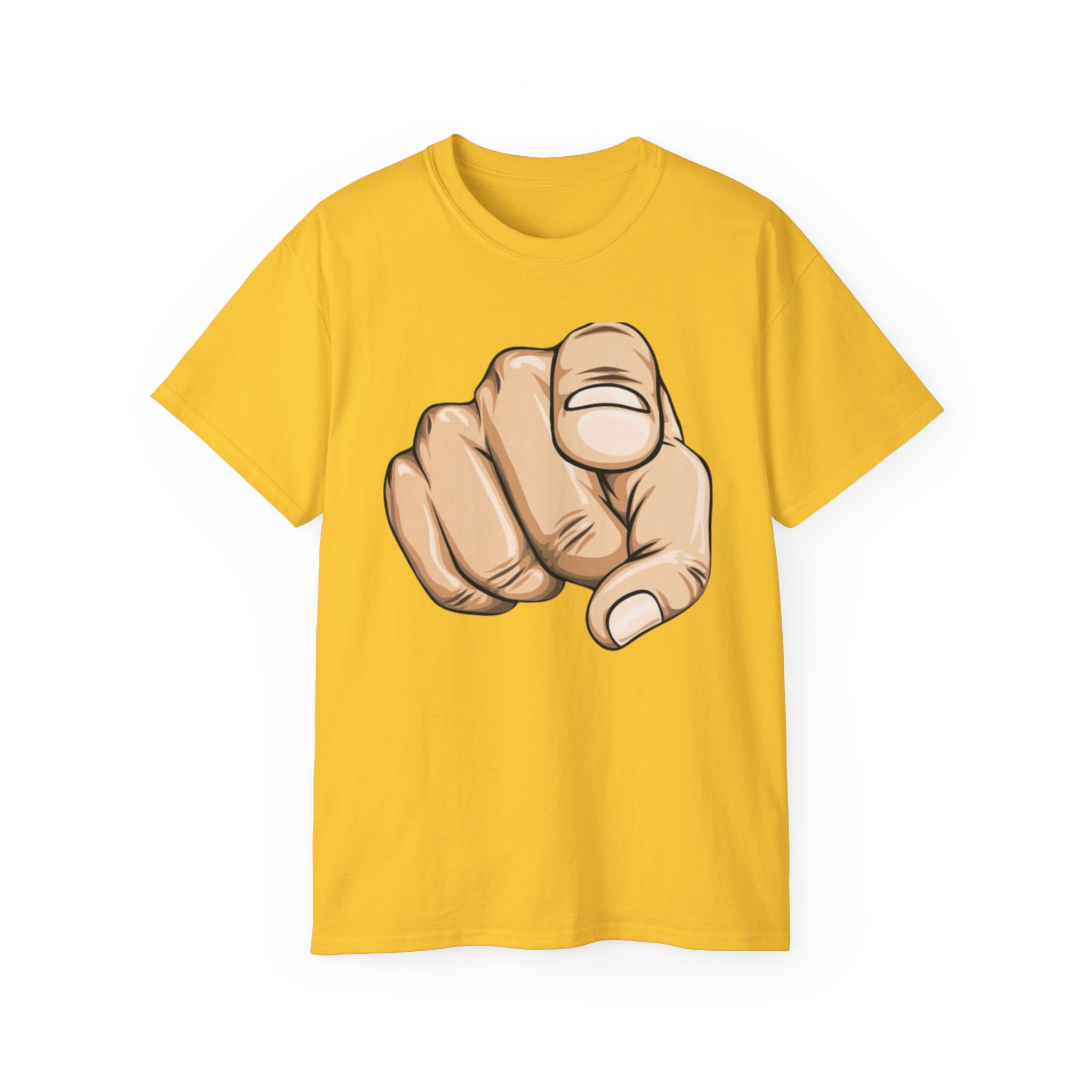 Pointing Finger Unisex Ultra Cotton Tee - Image 29