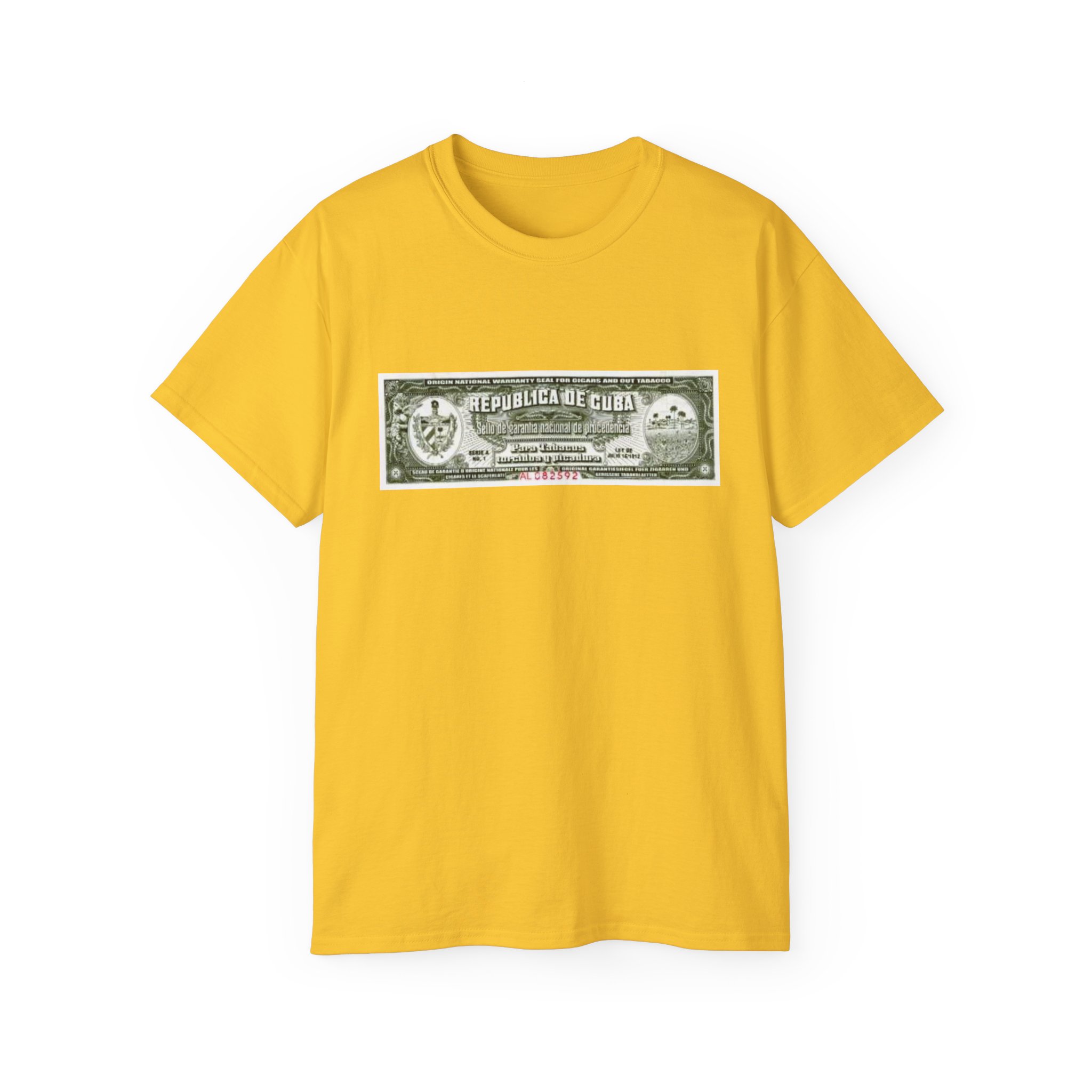 Cuban Cigar Tax Stamp Unisex Ultra Cotton Tee - Image 29