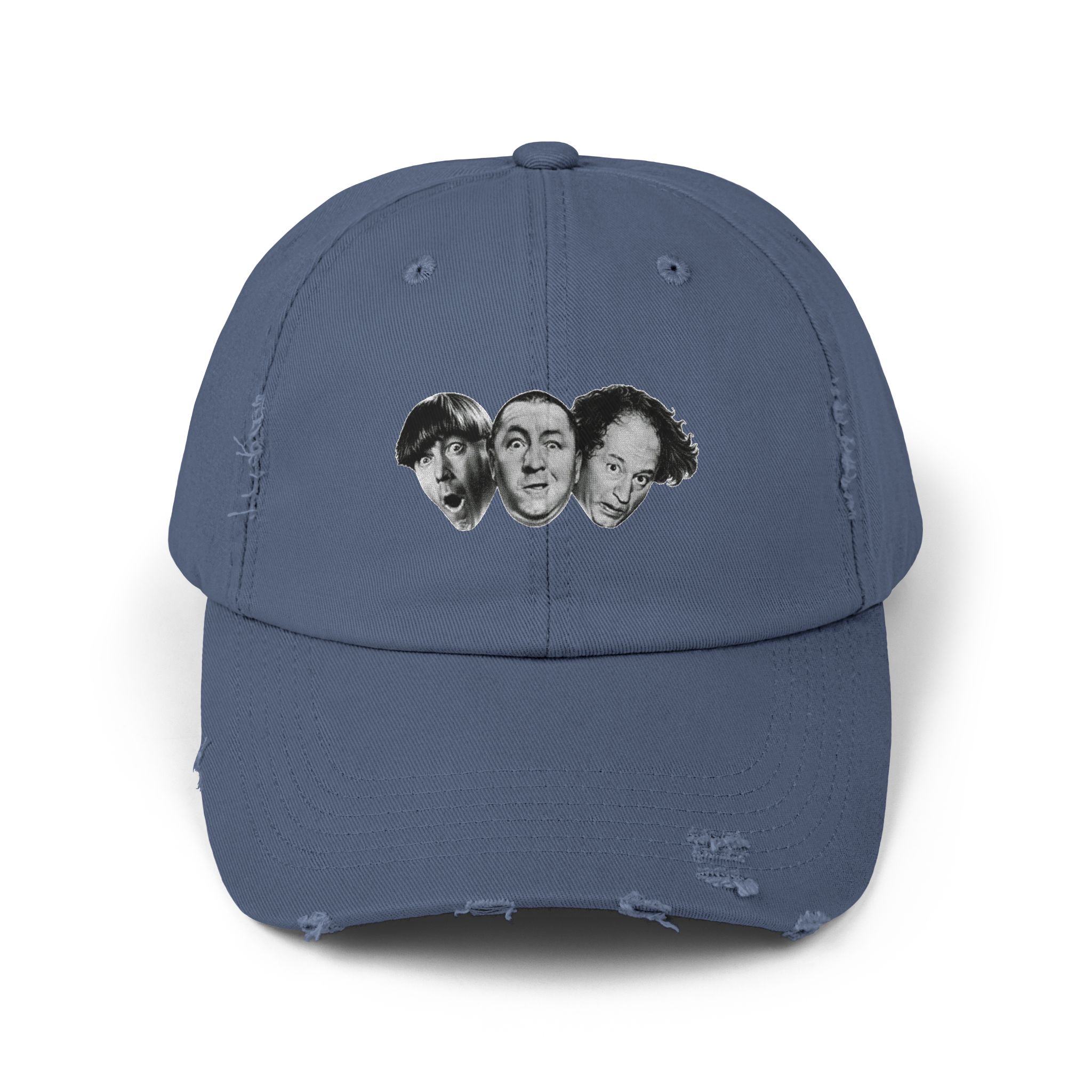 Three Stooges Distressed Cap, Trendy Comedy Cap, Vintage Cap, Gift for Fans, Unisex Hat, Streetwear Accessory - Image 17