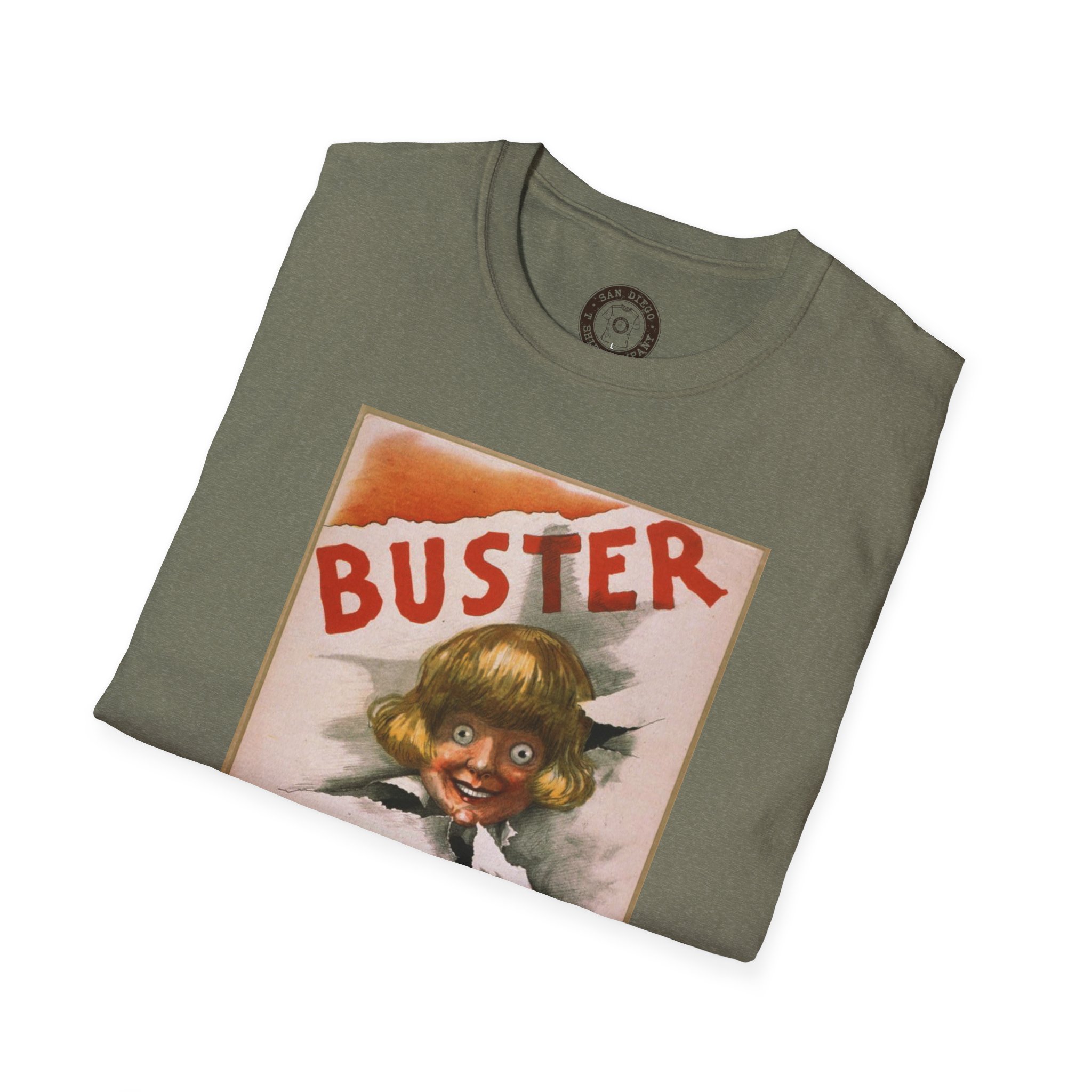 Vintage-Inspired Unisex T-Shirt, Retro Graphic Tee, Unique Gift, Casual Wear, Festival Apparel, Buster Is Coming Design - Image 20