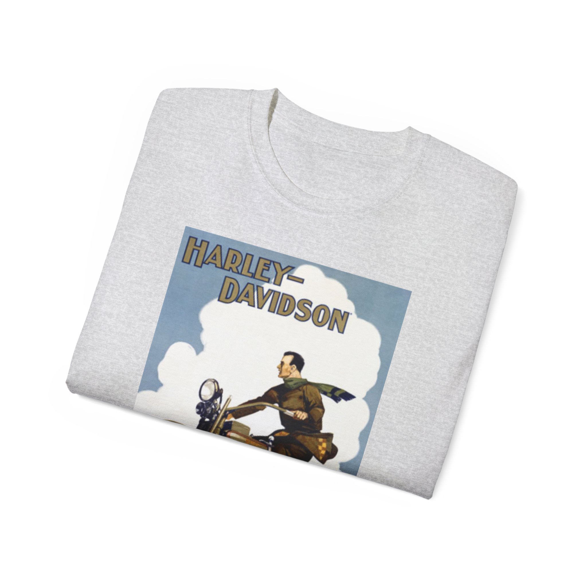 Harley Davidson Graphic Tee, Vintage Motorcycle T-Shirt, Unisex Cotton Top, Biker Gift, Classic Rider Apparel - Image 8