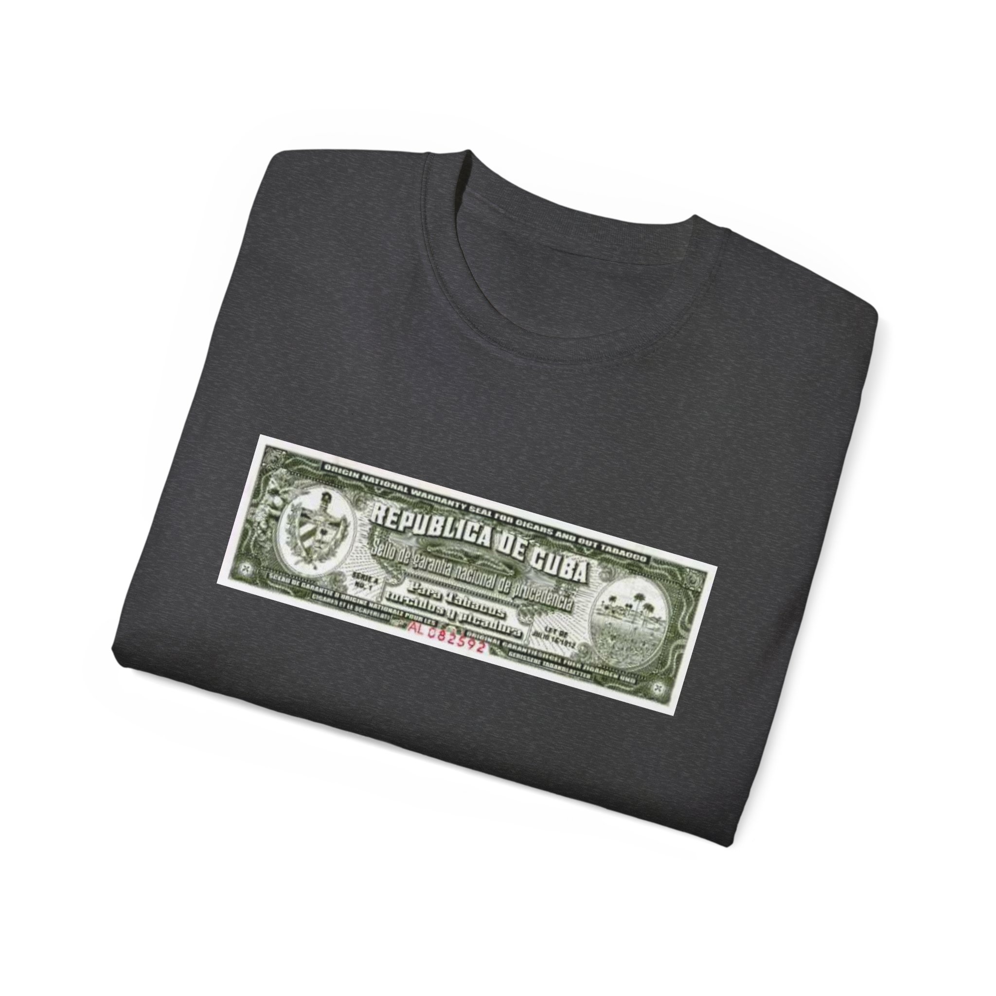 Cuban Cigar Tax Stamp Unisex Ultra Cotton Tee - Image 40