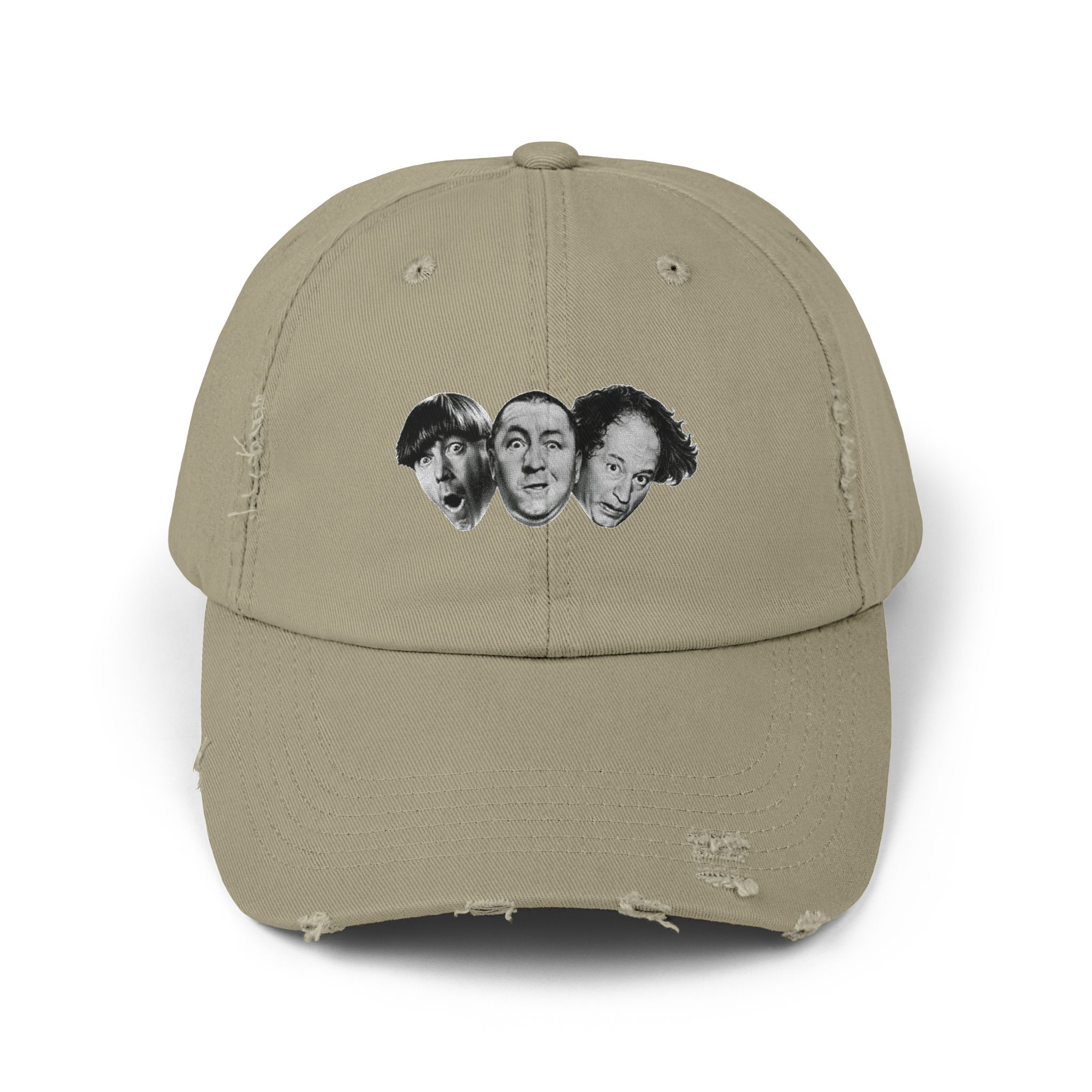 Three Stooges Distressed Cap, Trendy Comedy Cap, Vintage Cap, Gift for Fans, Unisex Hat, Streetwear Accessory - Image 13