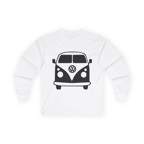 Retro VW Bus Long Sleeve Tee, Vintage Car Shirt, Bohemian Style Apparel, Perfect for Road Trips, Gift for Car Lovers