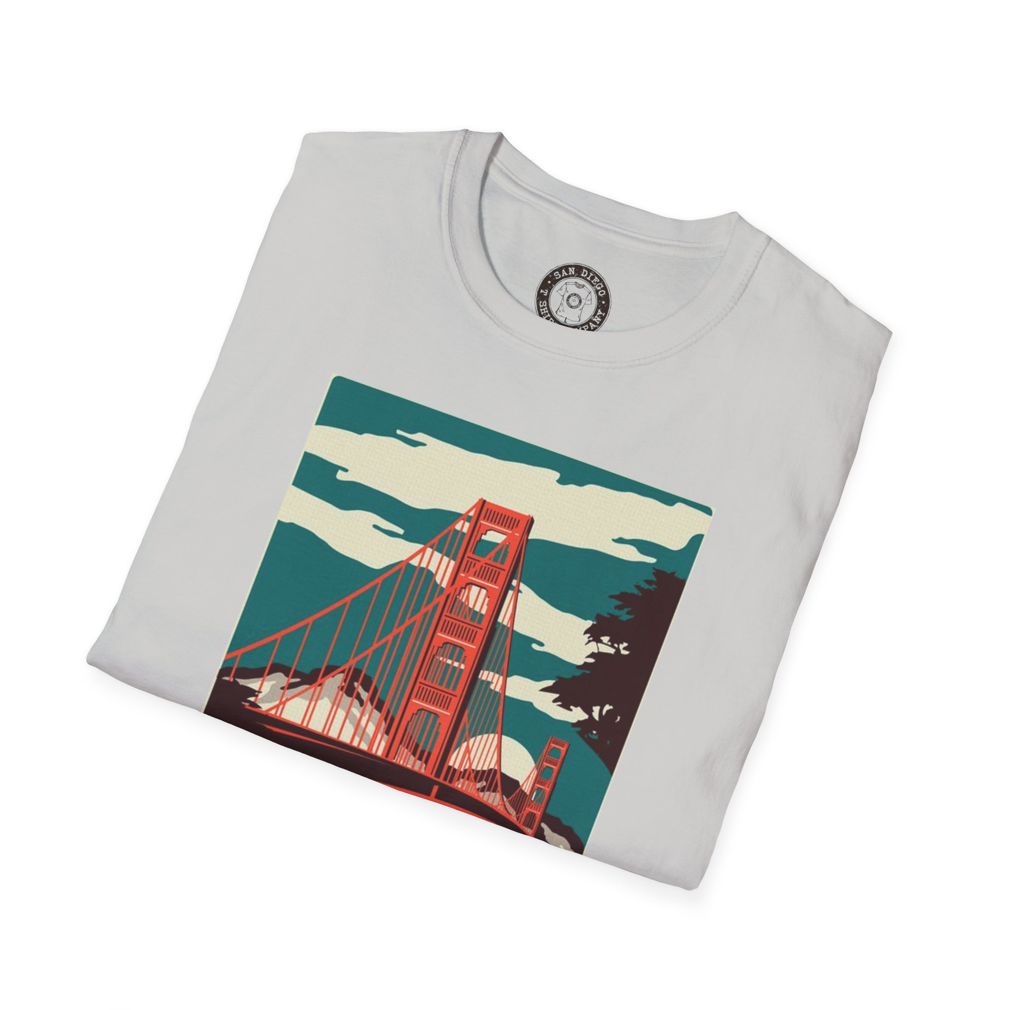 Vintage San Francisco Golden Gate Bridge T-Shirt, California Souvenir, Casual Wear, Gift for Travelers - Image 12