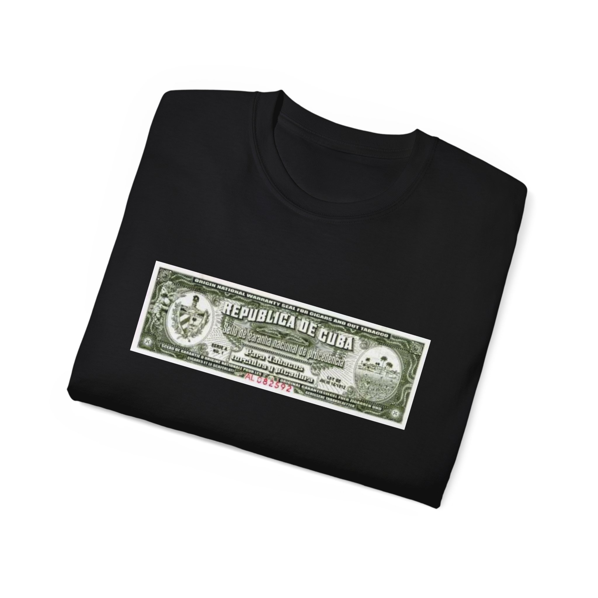 Cuban Cigar Tax Stamp Unisex Ultra Cotton Tee - Image 12