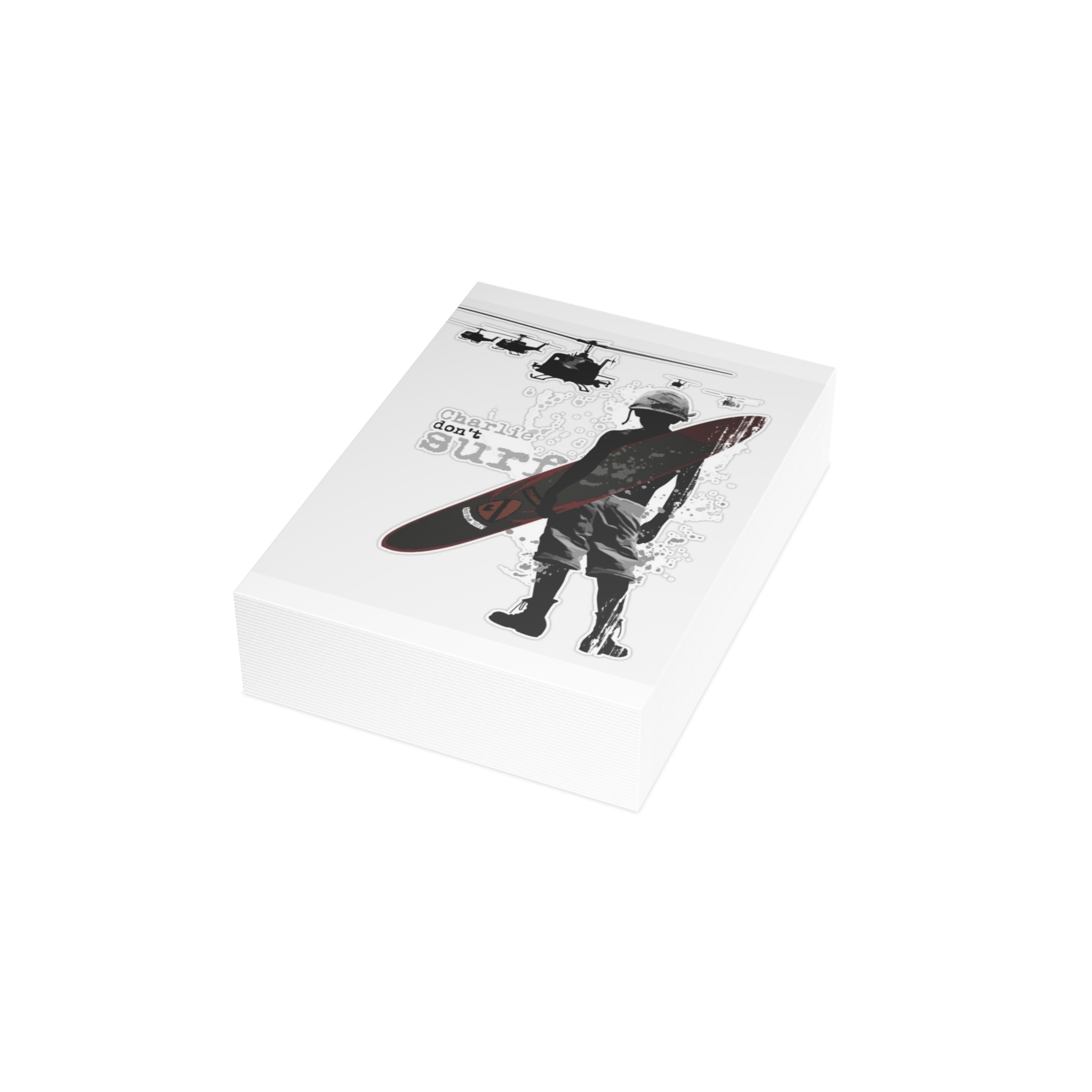 Charlie Don't Surf From Apocalypse Now Greeting Cards (1, 10, 30, and 50pcs) - Image 23