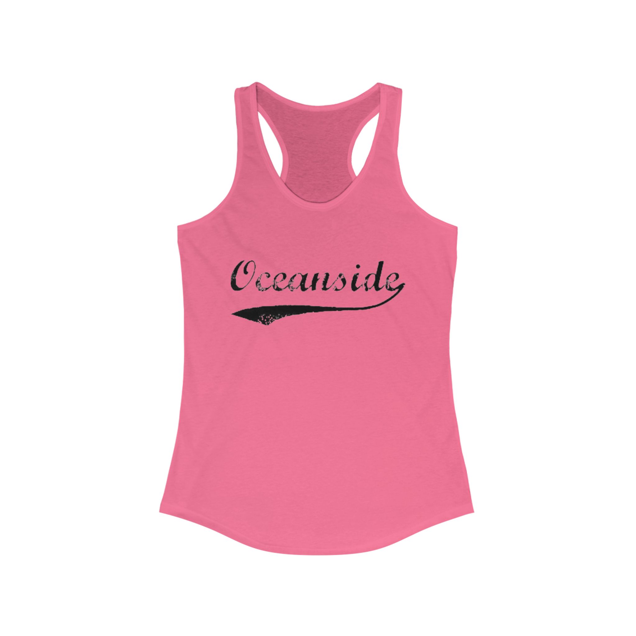 Oceanside, California Women's Ideal Racerback Tank - Image 7