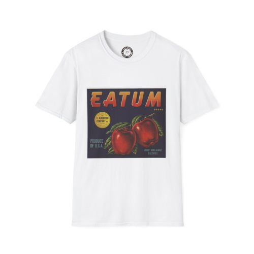 Eatum Vintage Style Fruit T-Shirt, Casual Wear, Gift for Food Lovers, Retro Apparel, Summer Vibes, Garden Party Tee